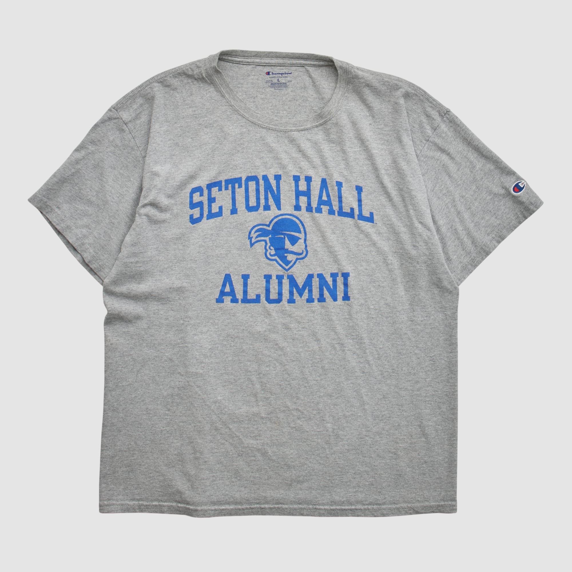 Seton Hall Pirates Champion 2010s T-shirt - Heather Gray - S