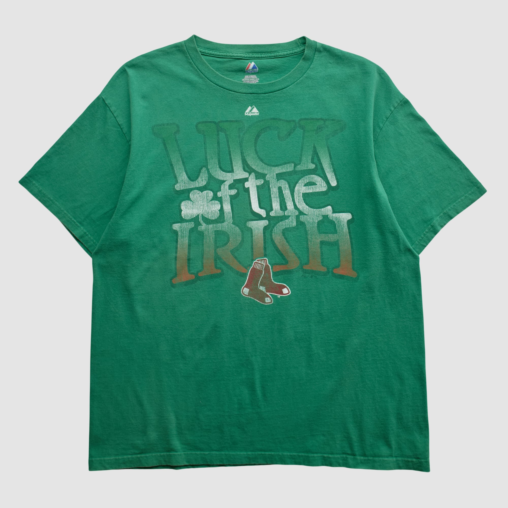 Boston Red Sox Majestic 2010s T-shirt - Green - XL