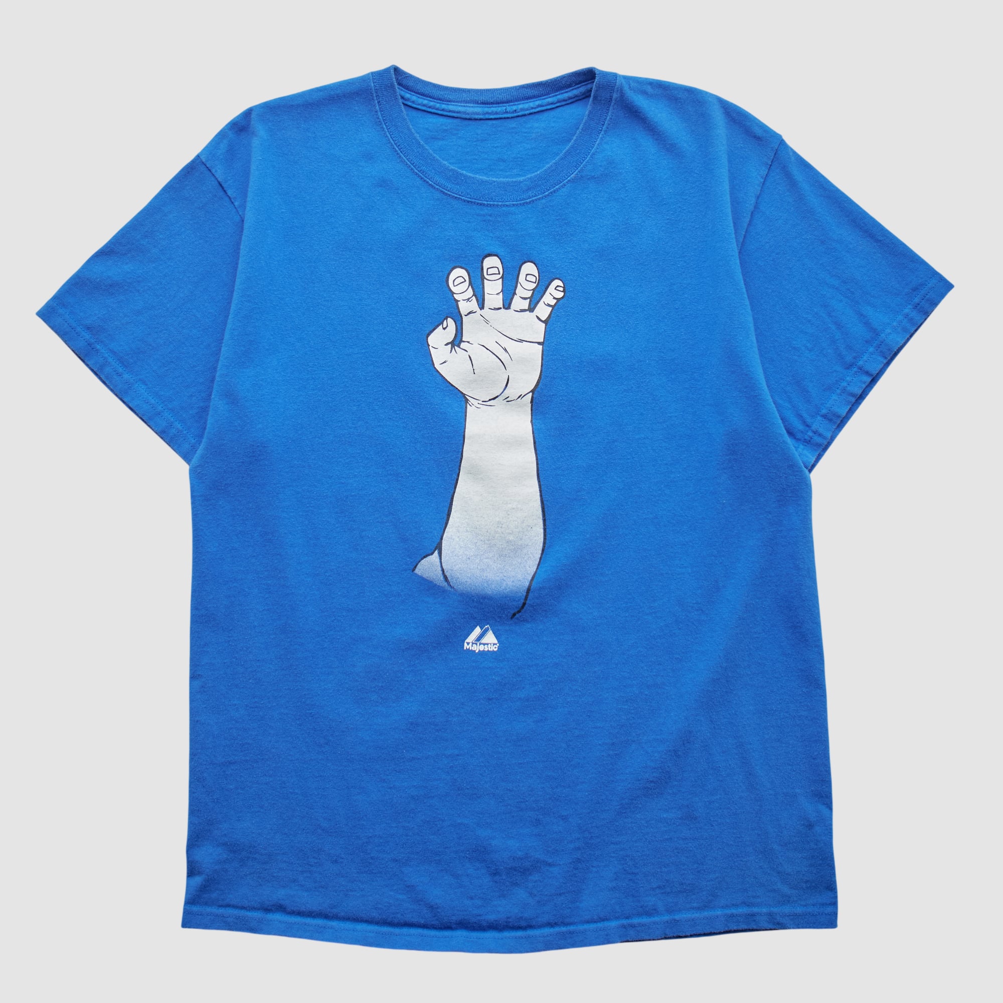 Texas Rangers Majestic 2000s T-shirt - Blue - S