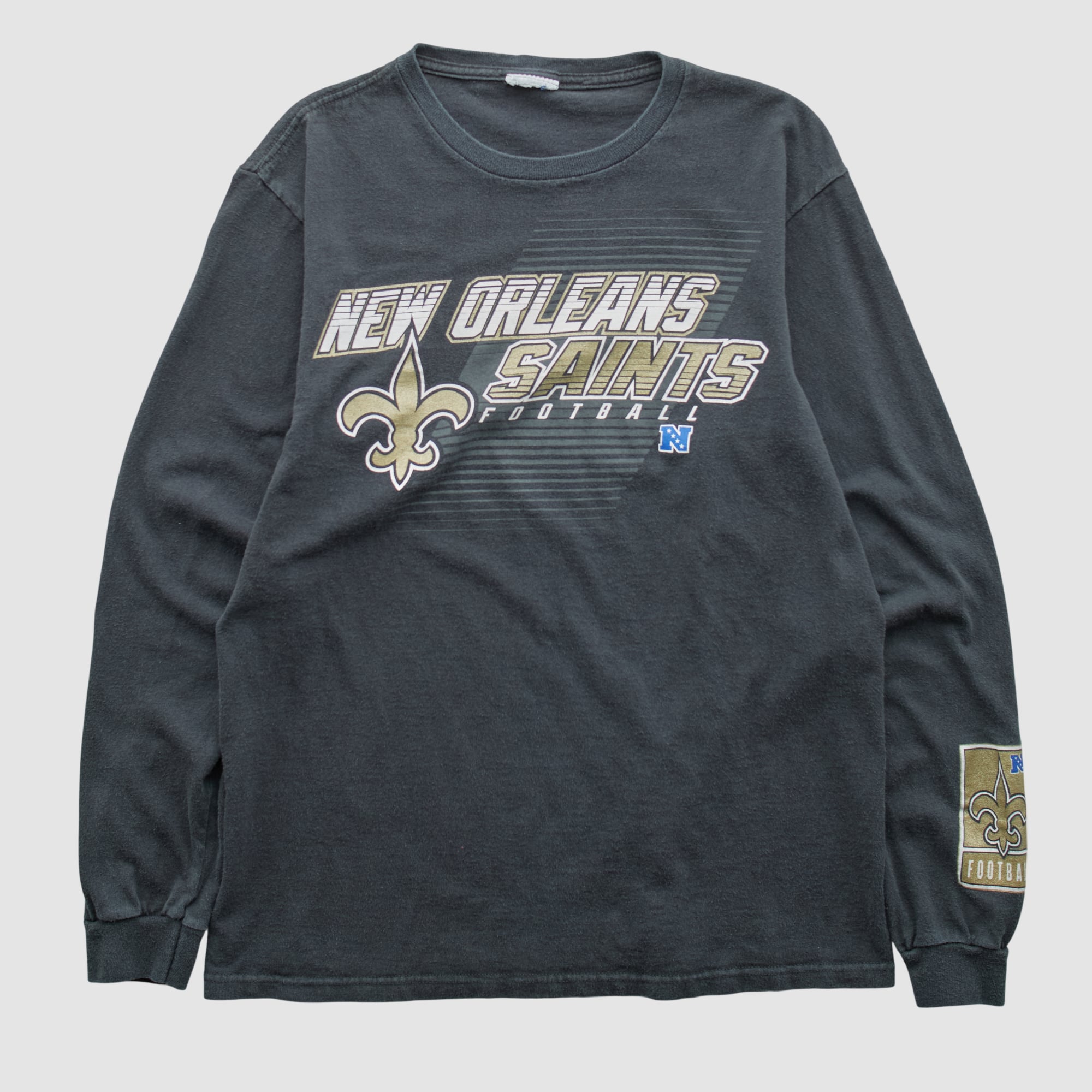 New Orleans Saints 2000s Long Sleeve T-shirt - Black - S