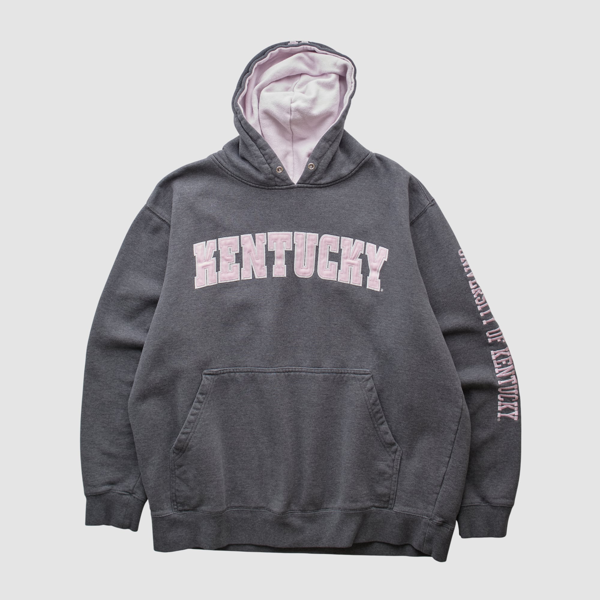Kentucky Wildcats Team Edition Apparel 2010s Hooded Pullover Sweatshirt - Dark Heather Gray - S