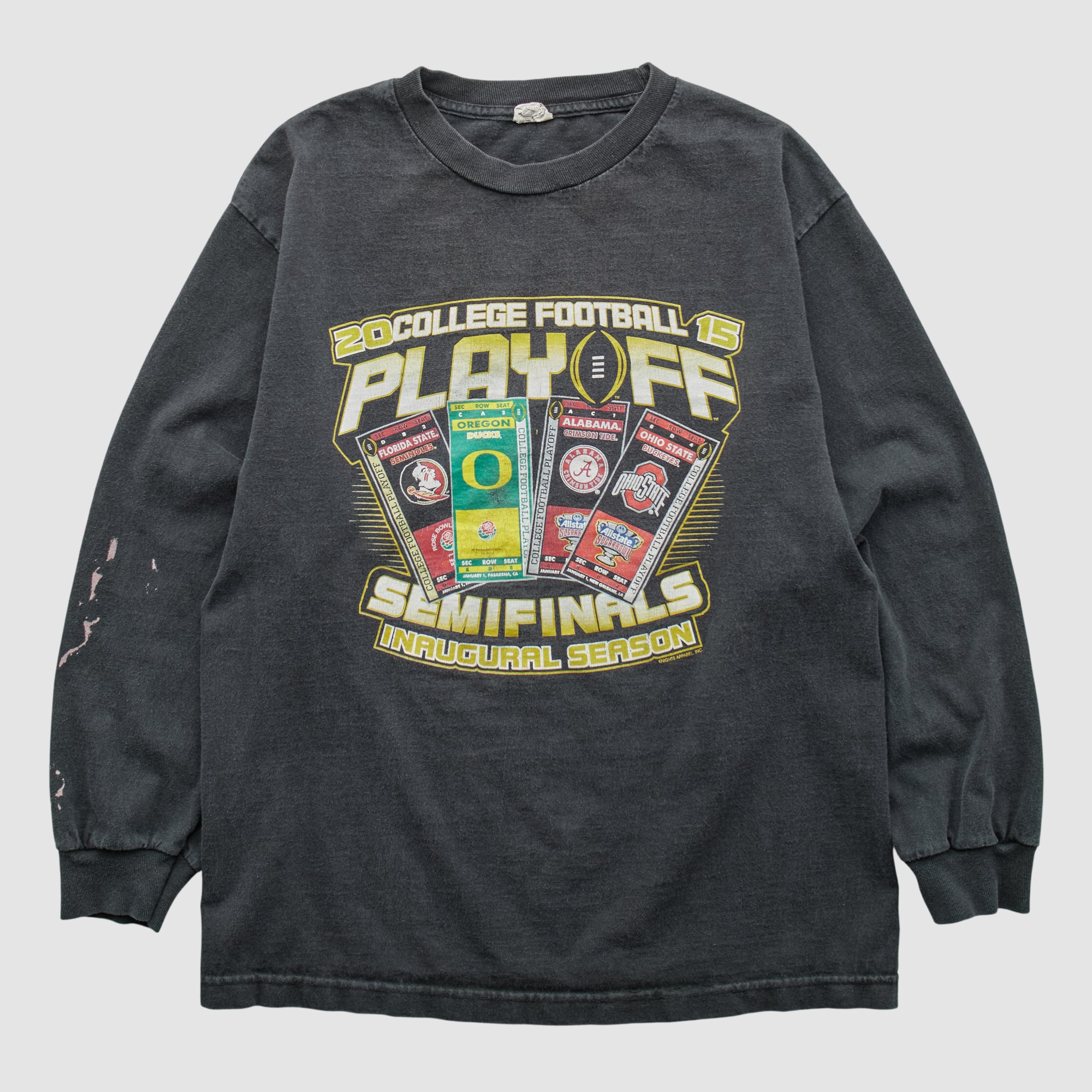 Ohio State Buckeyes Alstyle 2015 Long Sleeve T-shirt - Black - XS