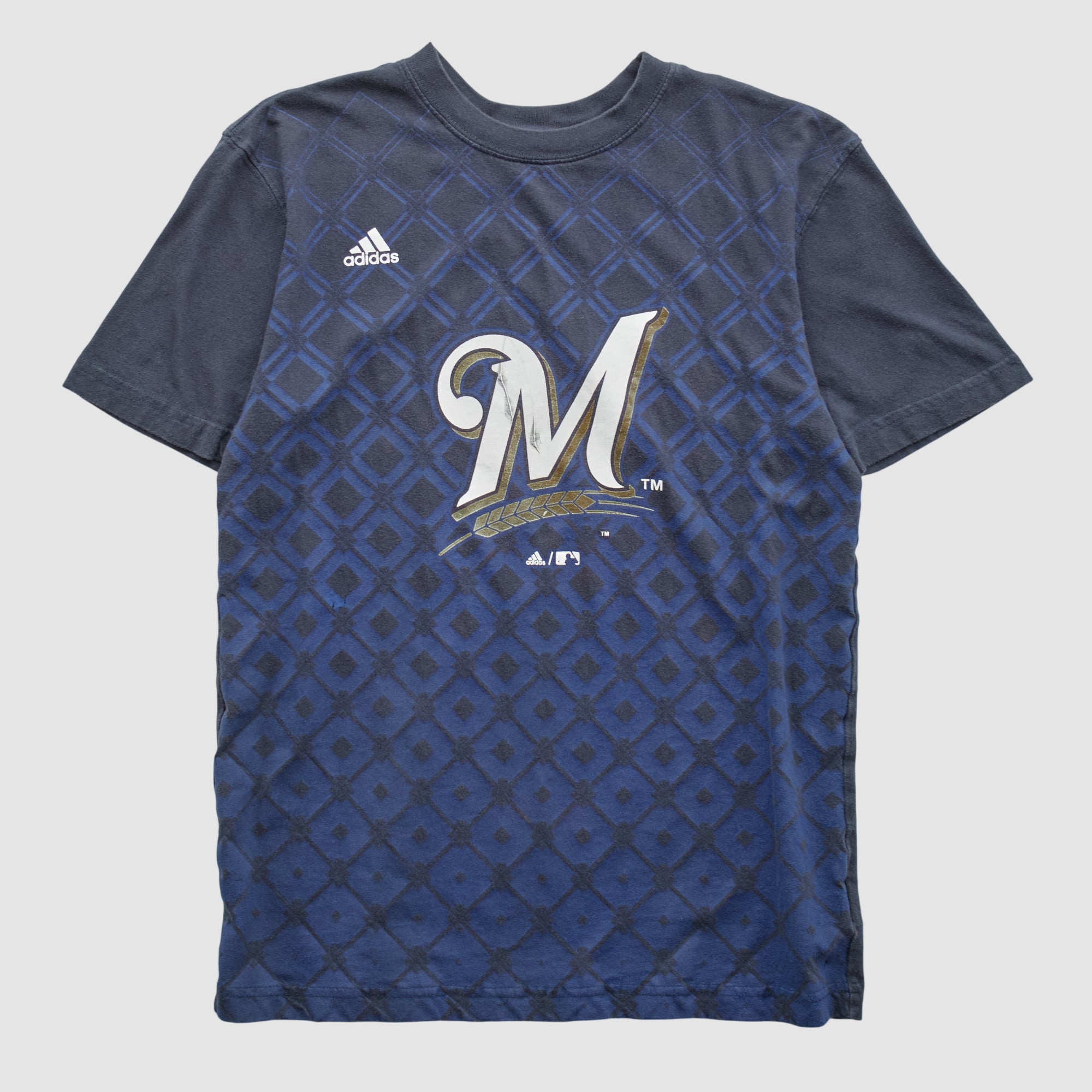 Milwaukee Brewers Adidas 2010s T-shirt - Black - XS