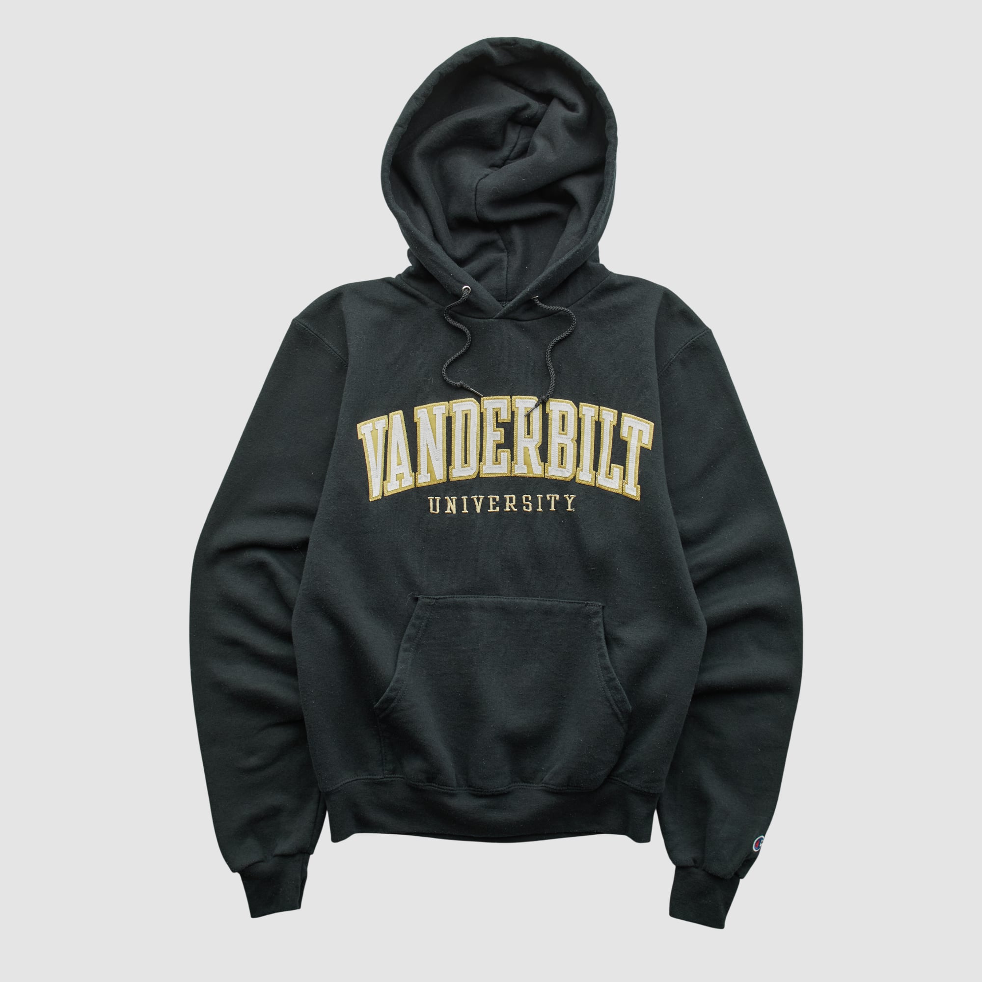 Vanderbilt Commodores Champion 2000s Hooded Pullover Sweatshirt - Black - Yth M