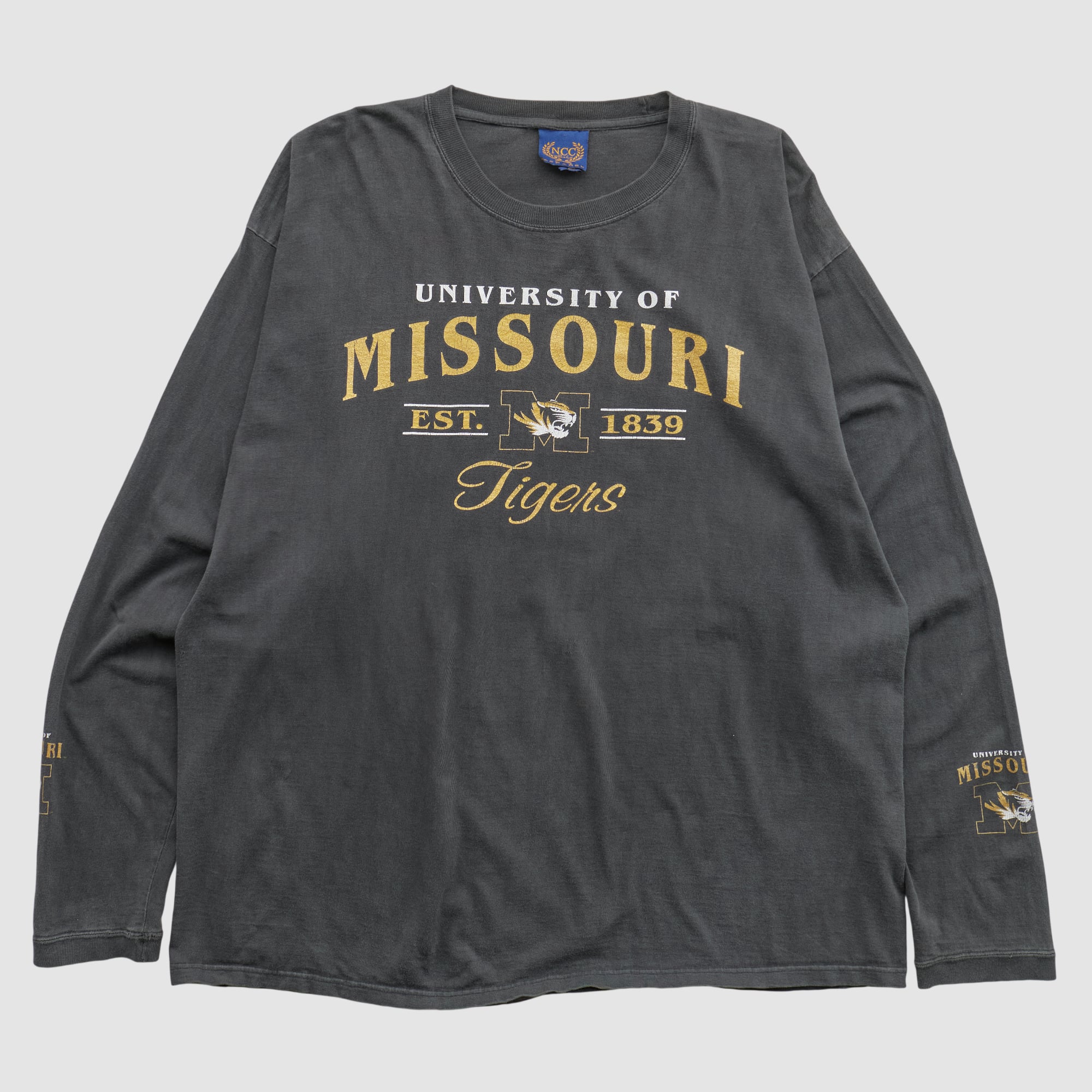 Missouri Tigers NCC Apparel 2000s Long Sleeve T-shirt - Black - 2XL