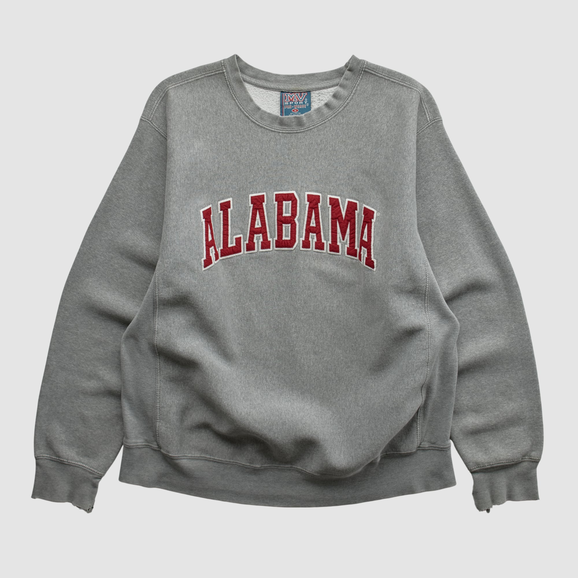 Alabama Crimson Tide MV Sport 2000s Pullover Sweatshirt - Heather Gray - S