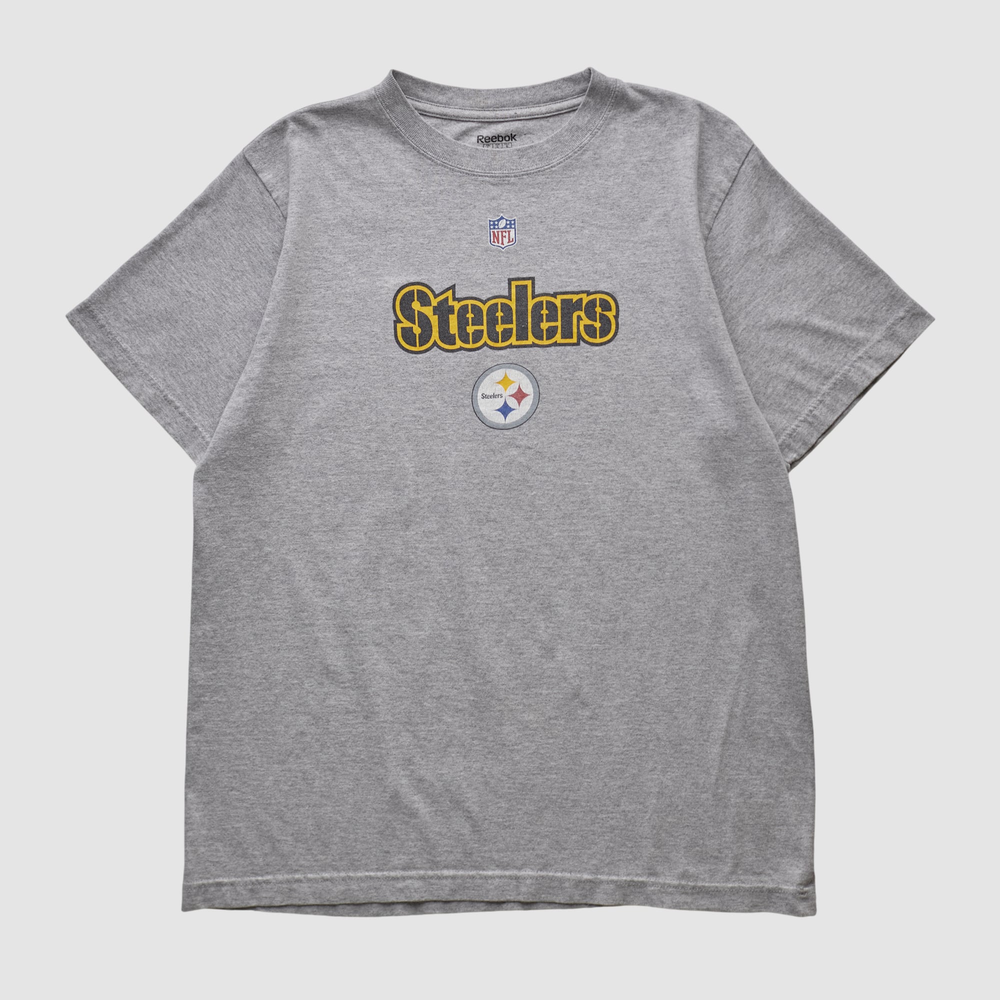 Pittsburgh Steelers Reebok 2000s T-shirt - Heather Gray - S