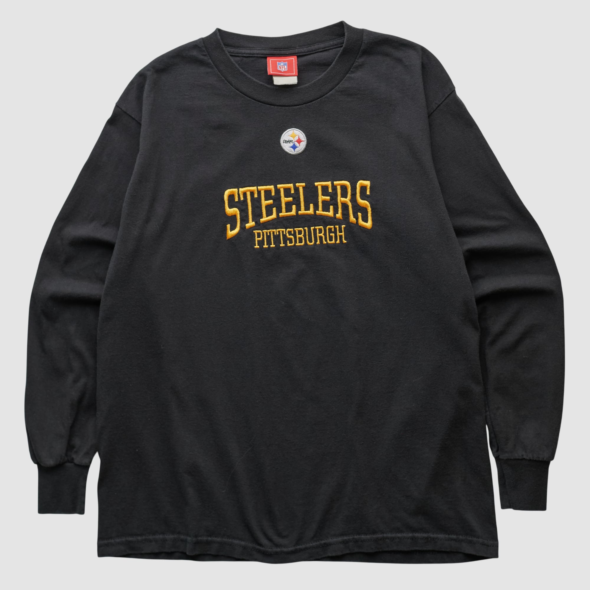 Pittsburgh Steelers NFL 2000s Long Sleeve T-shirt - Black - S