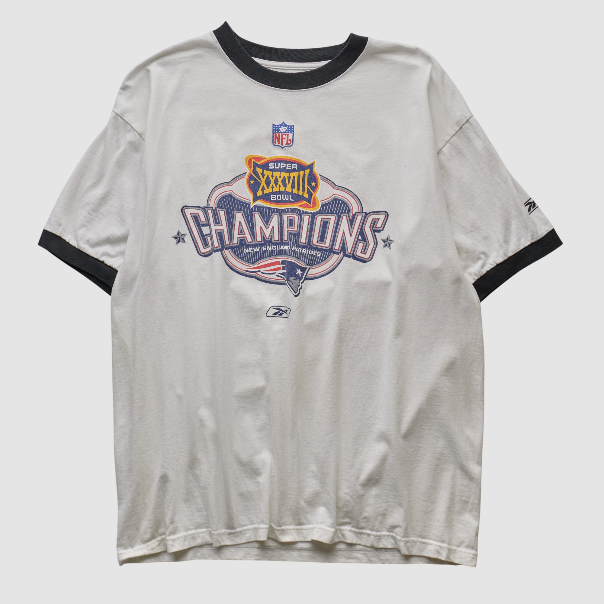 New England Patriots Reebok 2004 T-shirt - White - M