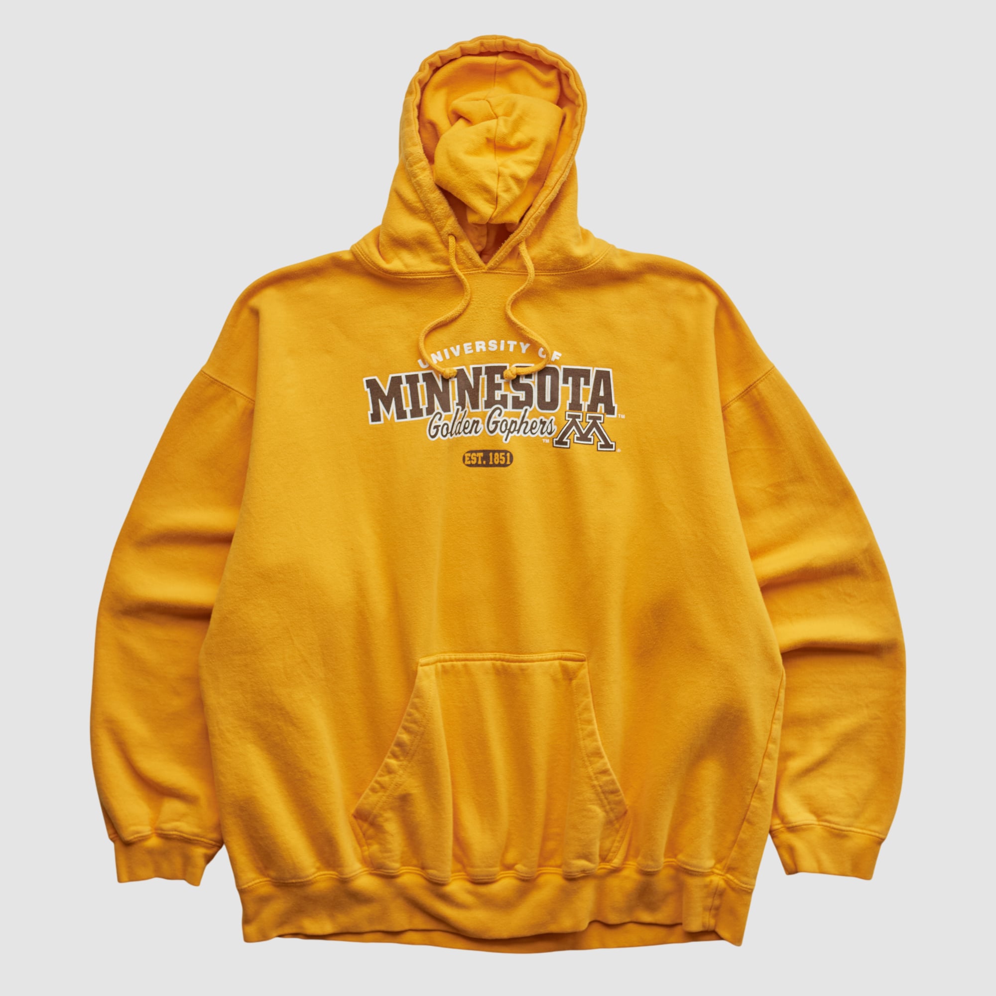 Minnesota Golden Gophers J America Sportswear 2010s Hooded Pullover Sweatshirt - Yellow - L