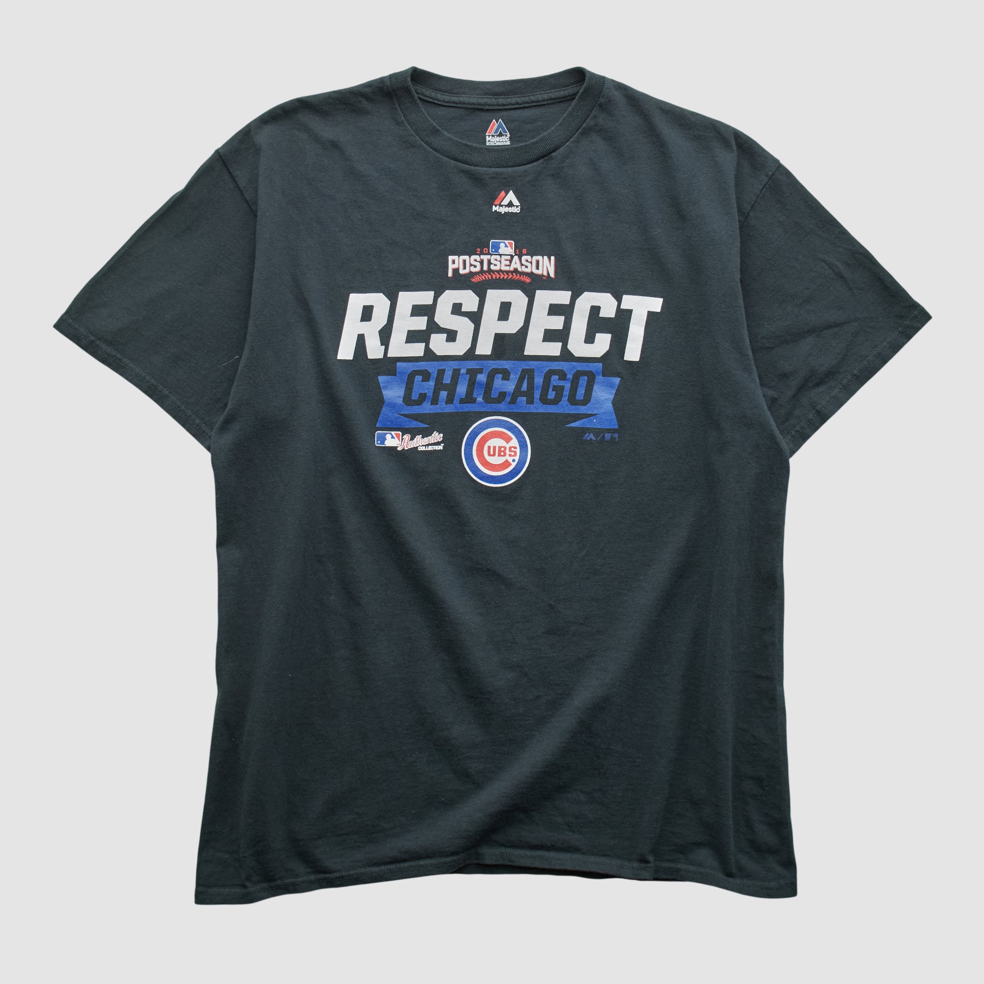 Chicago Cubs Majestic 2016 T-shirt - Black - M