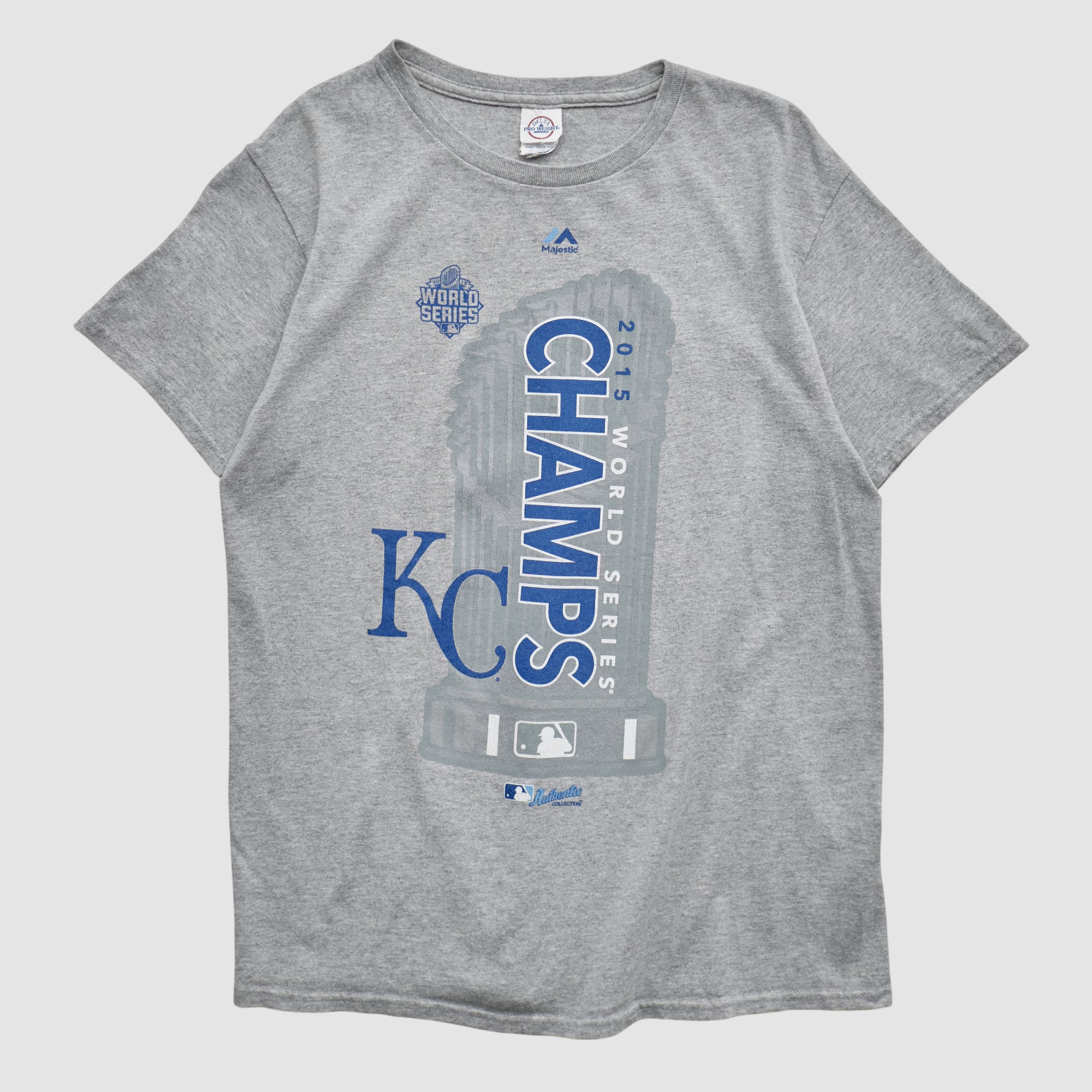 Kansas City Royals Delta 2015 T-shirt - Heather Gray - S