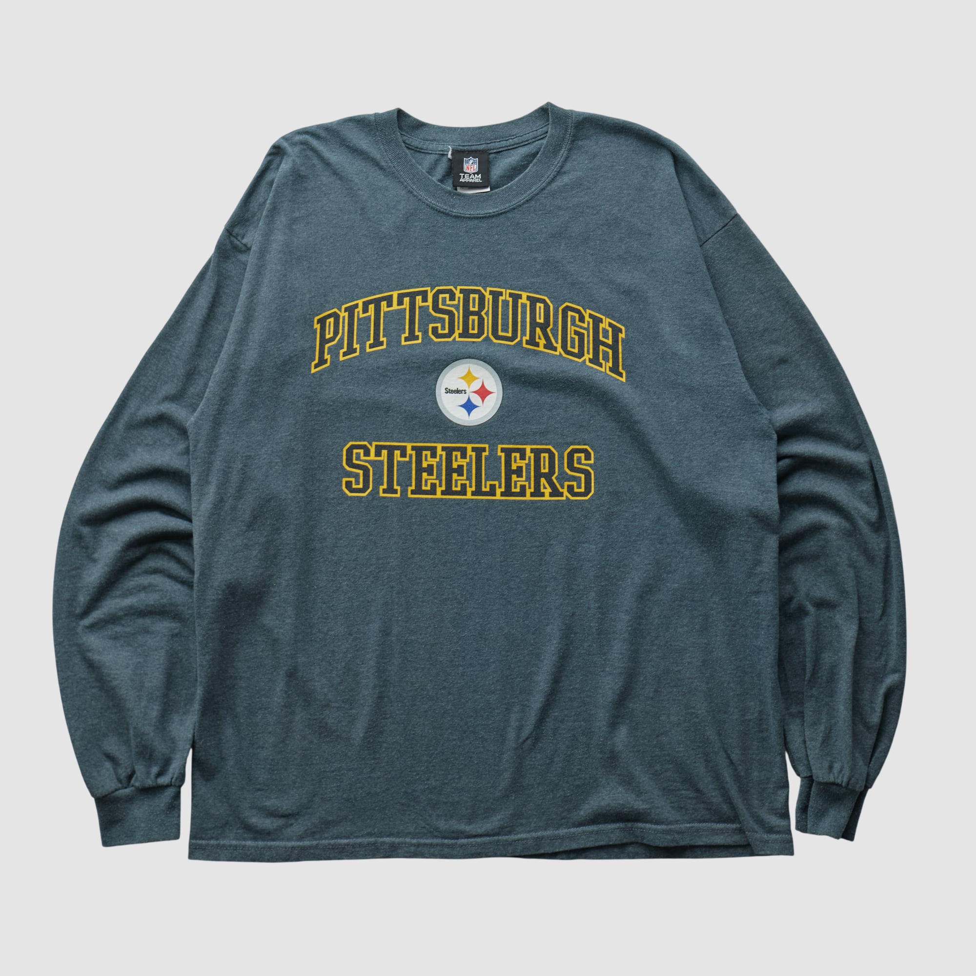 Pittsburgh Steelers NFL 2010s Long Sleeve T-shirt - Dark Heather Gray - M