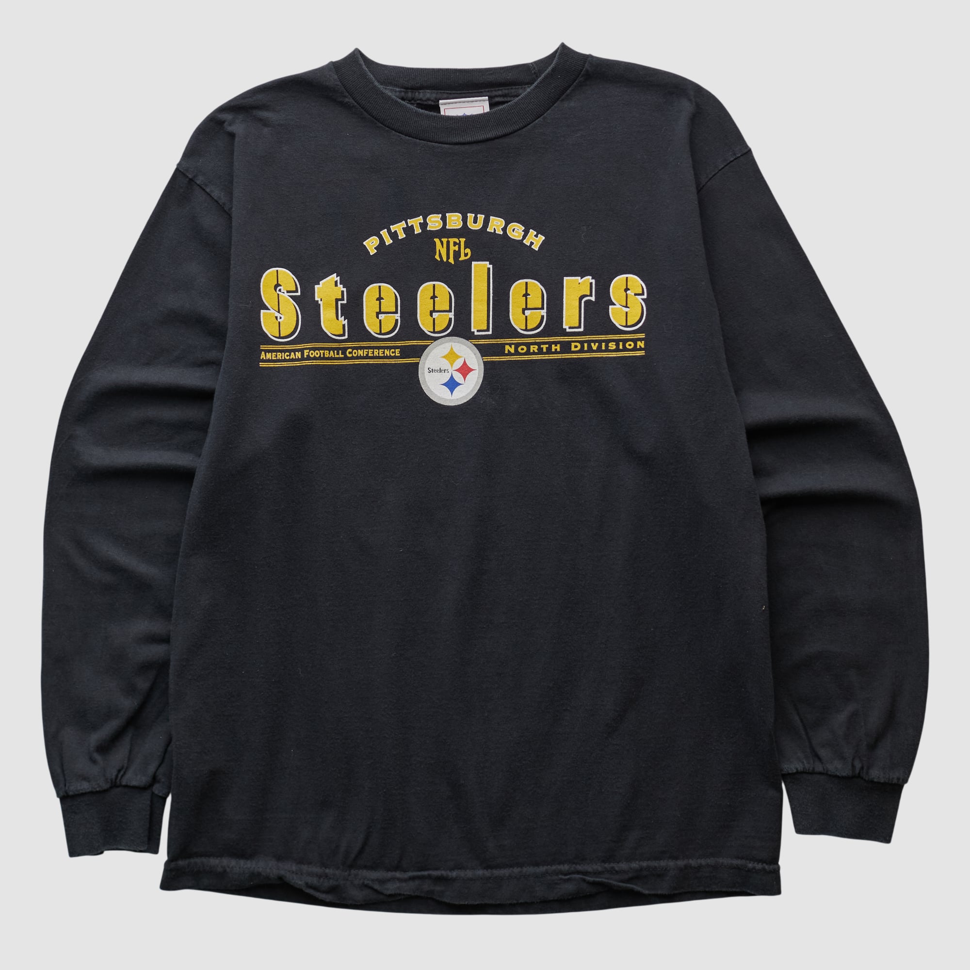 Pittsburgh Steelers NFL 2000s Long Sleeve T-shirt - Black - S