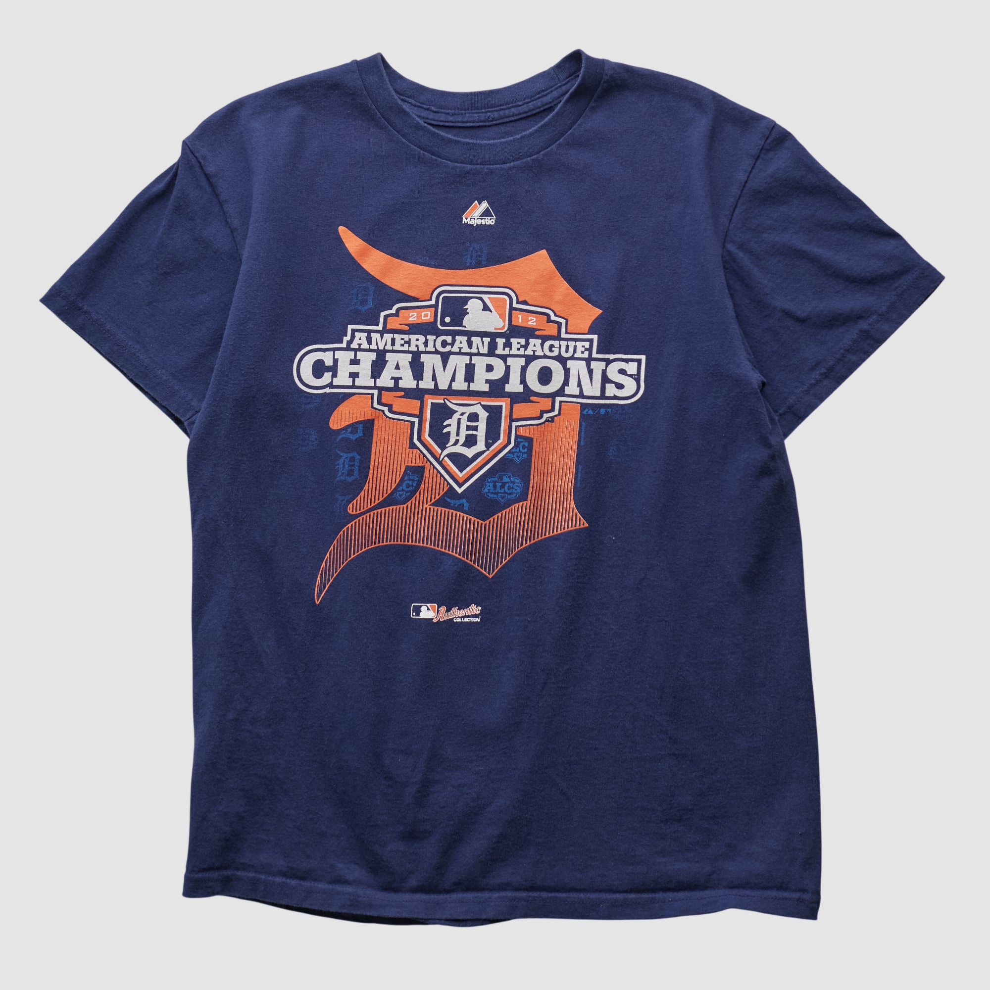 Detroit Tigers Majestic 2012 T-shirt - Navy - S