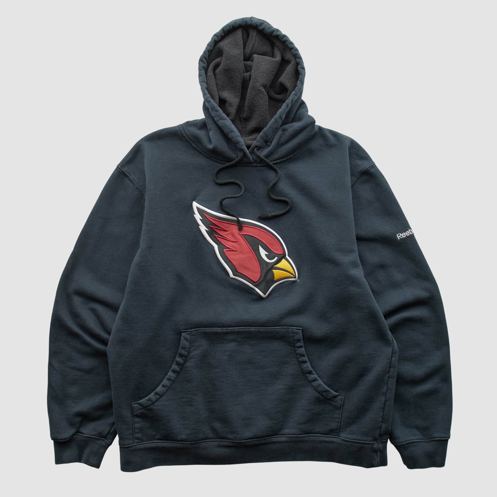 Arizona Cardinals Reebok 2000s Hooded Pullover Sweatshirt - Black - S