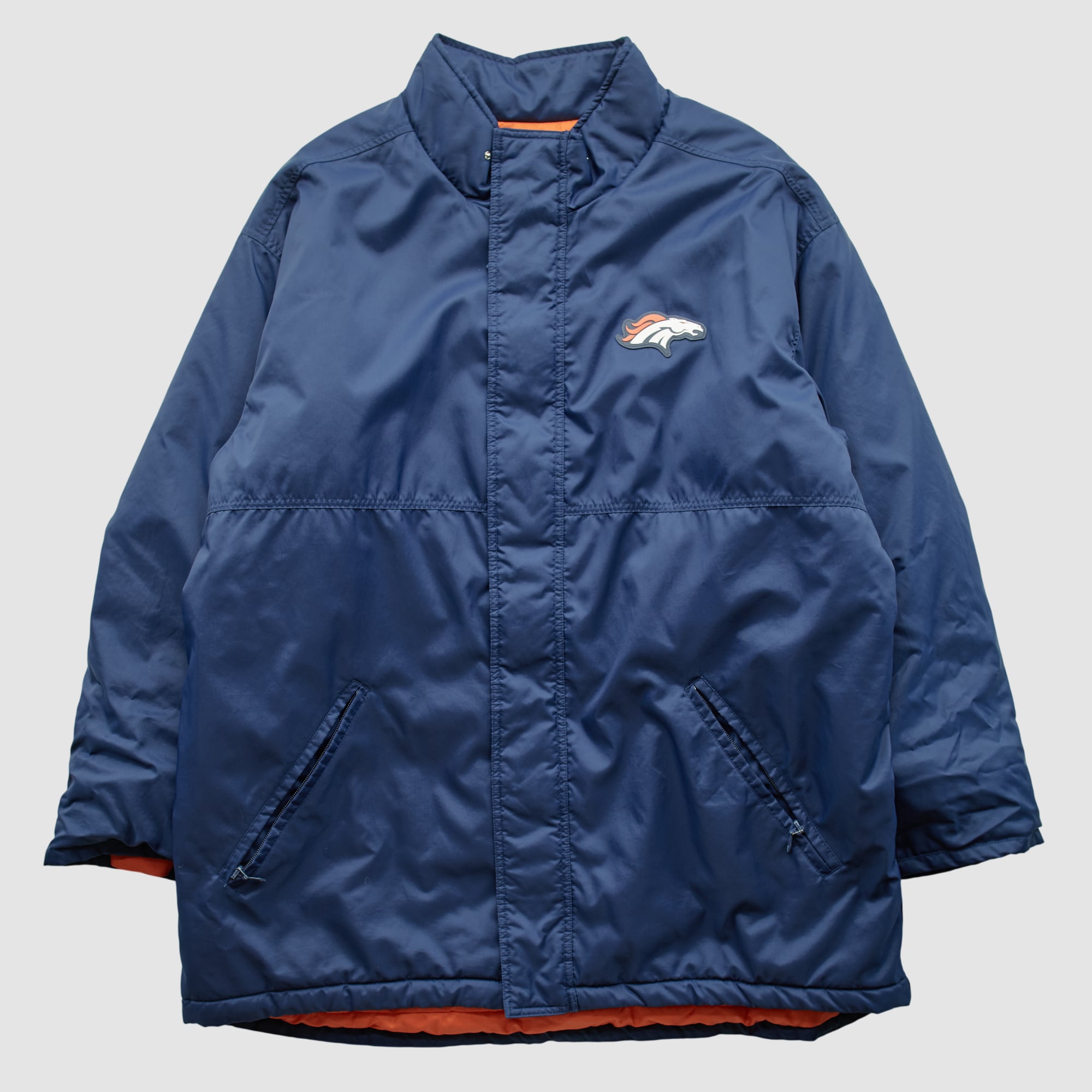 Denver Broncos Nike 2000s Full Zip Jacket - Navy - 2XL