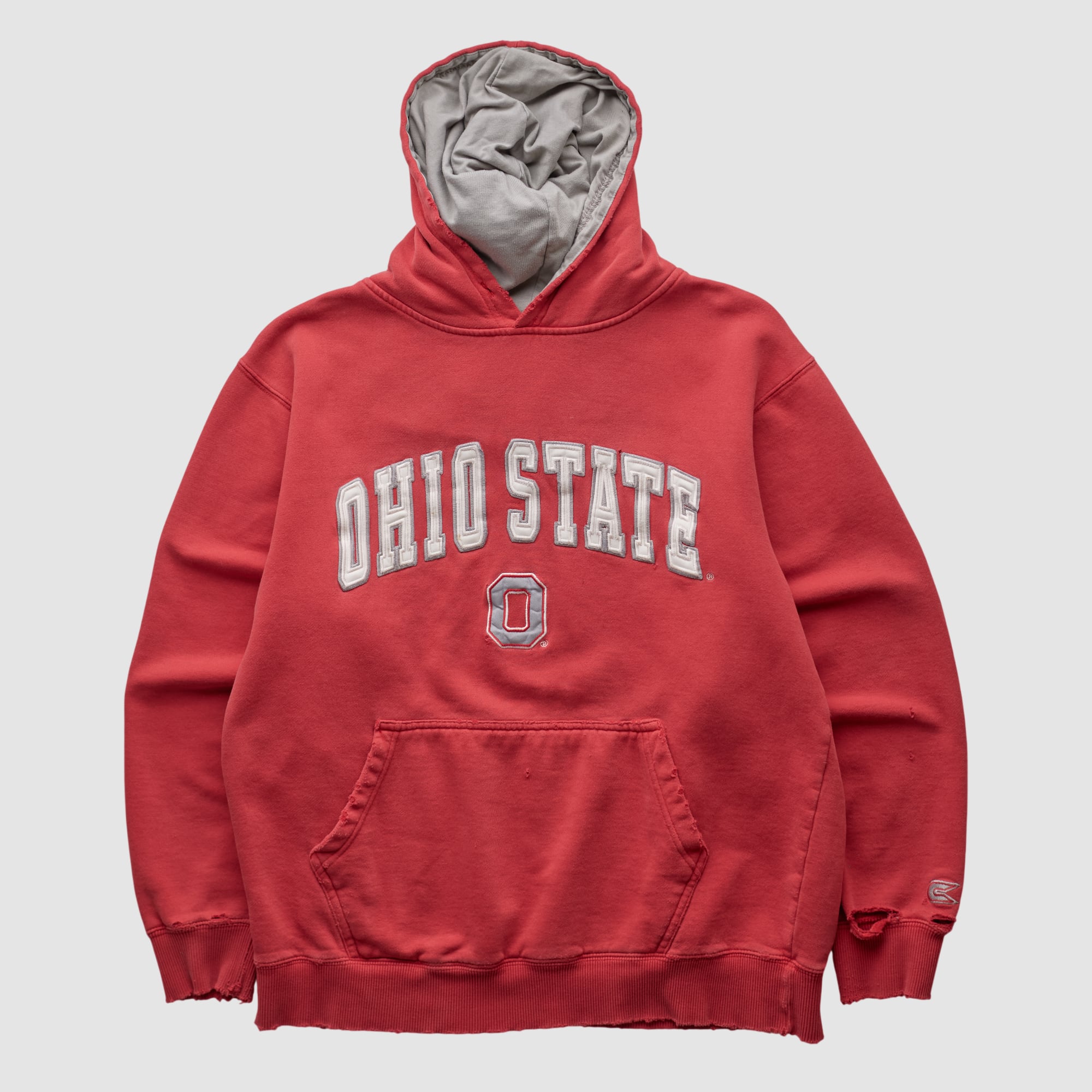 Ohio State Buckeyes Colosseum 2010s Hooded Pullover Sweatshirt - Red - S