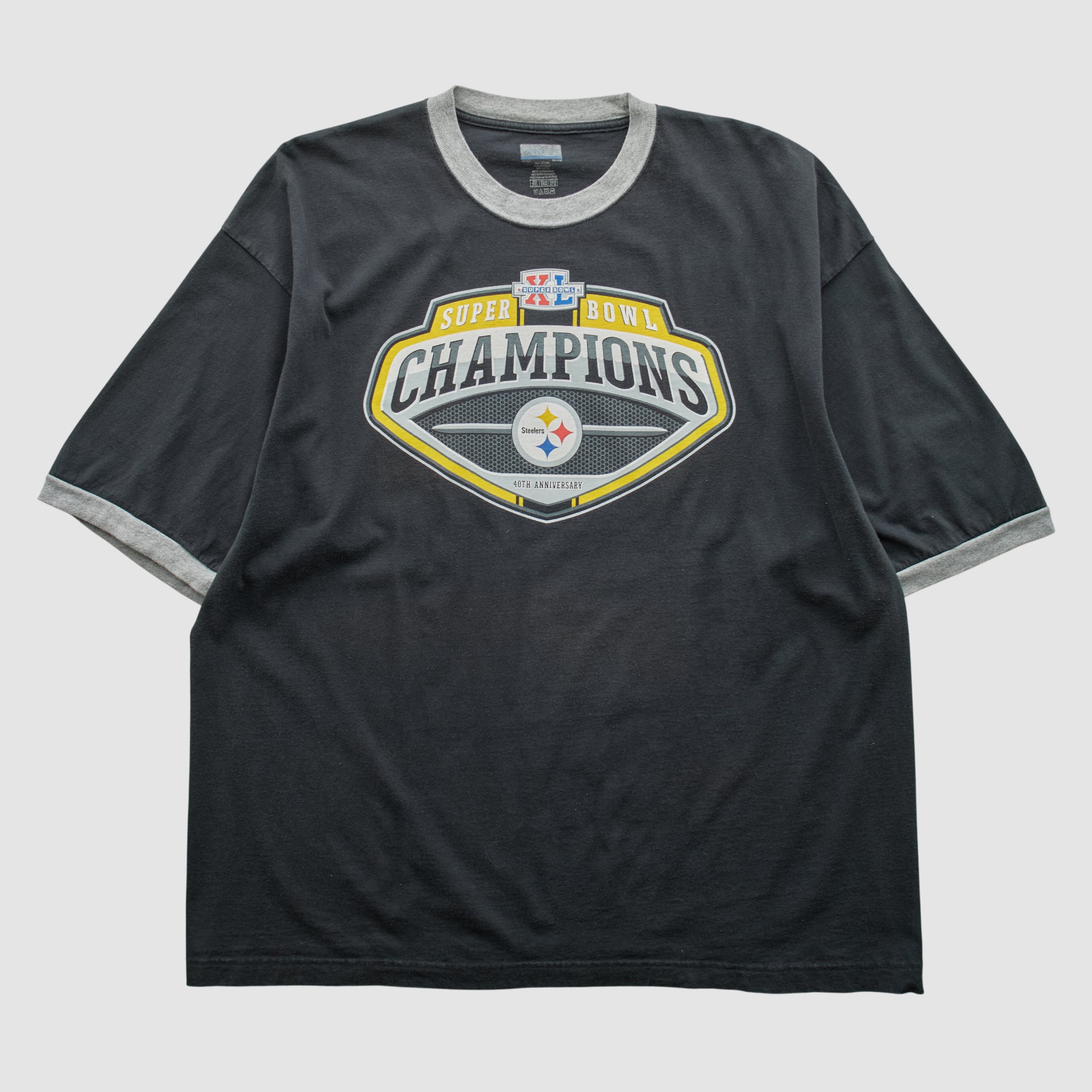 Pittsburgh Steelers Reebok 2000s T-shirt - Black - 2XL