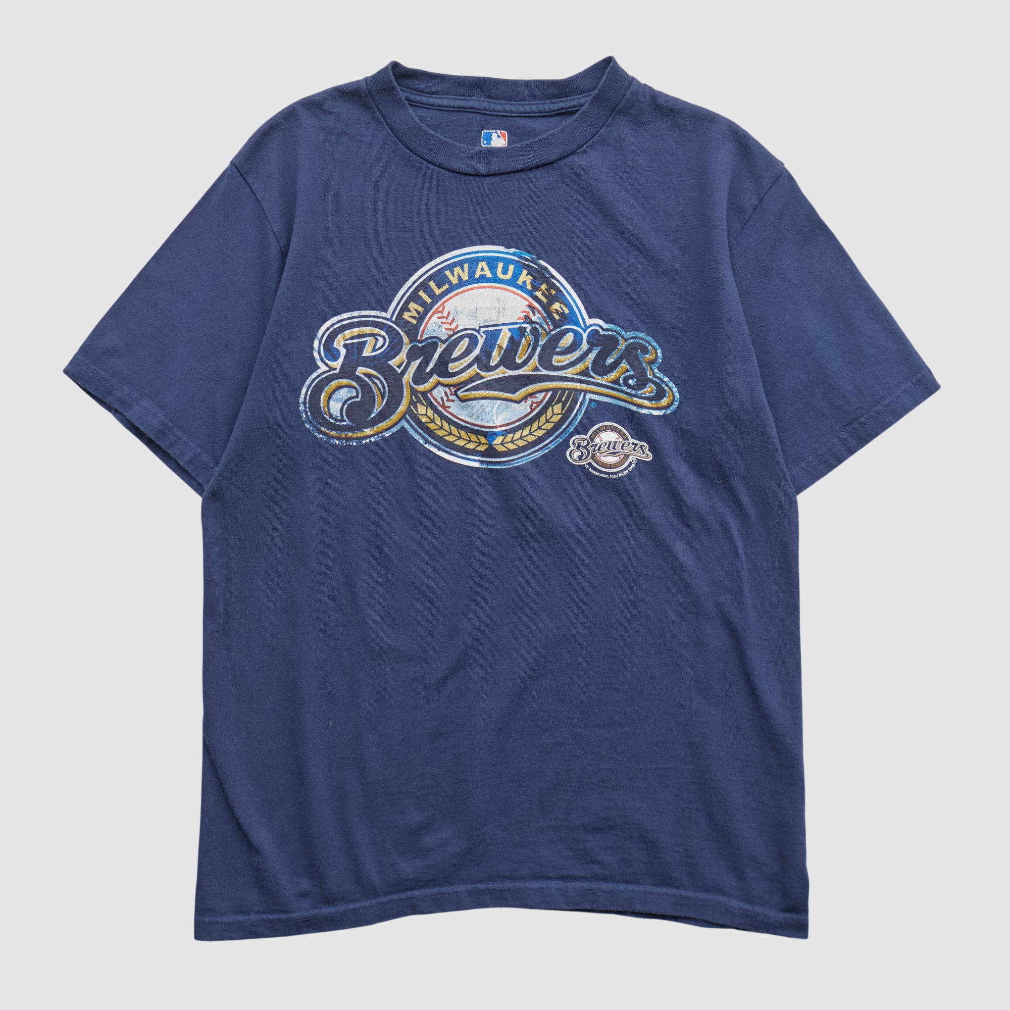 Milwaukee Brewers Genuine Merchandise 2000s T-shirt - Navy - XS