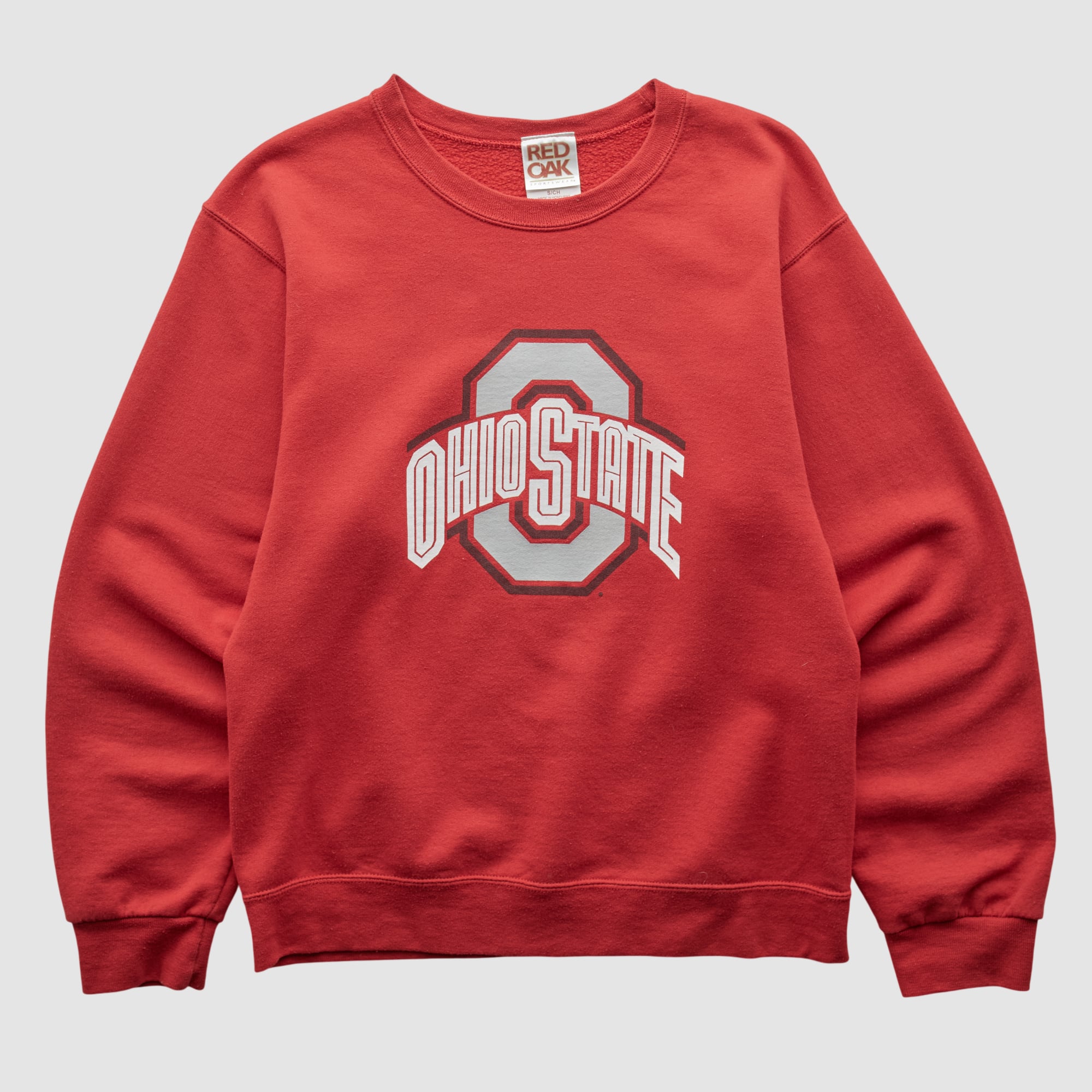 Ohio State Buckeyes Red Oak 2000s Pullover Sweatshirt - Red - XXS