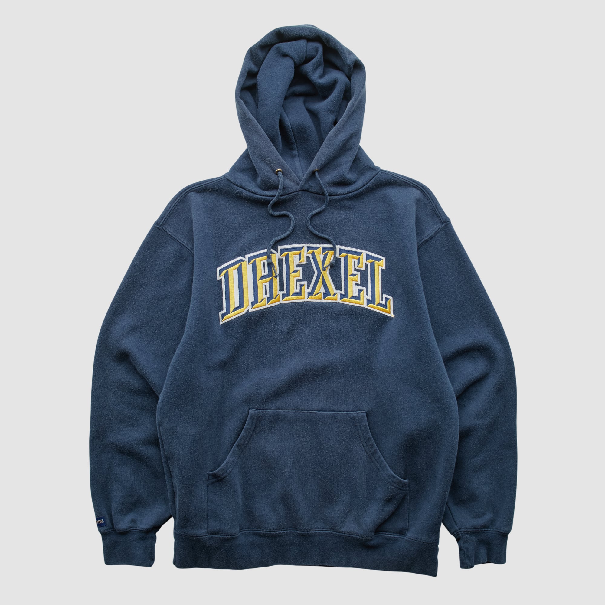 Drexel Dragons Jansport 2000s Hooded Pullover Sweatshirt - Navy - XXS
