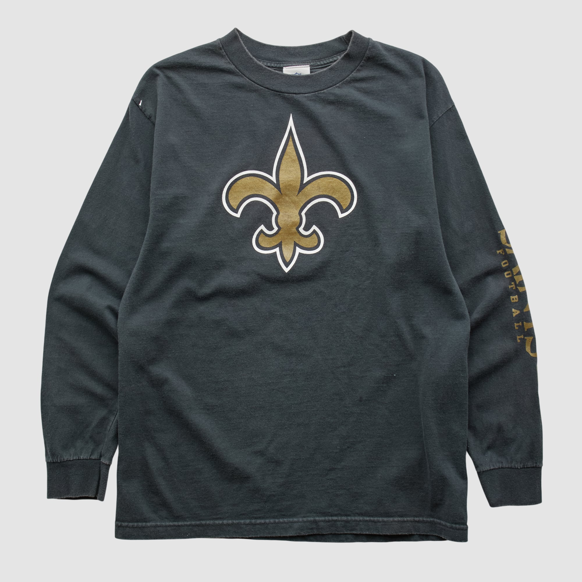 New Orleans Saints NFL 2010s Long Sleeve T-shirt - Black - S