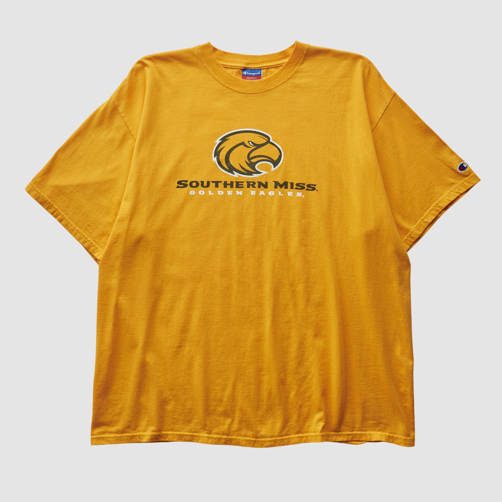 Southern Miss Golden Eagles Champion 2000s T-shirt - Yellow - L