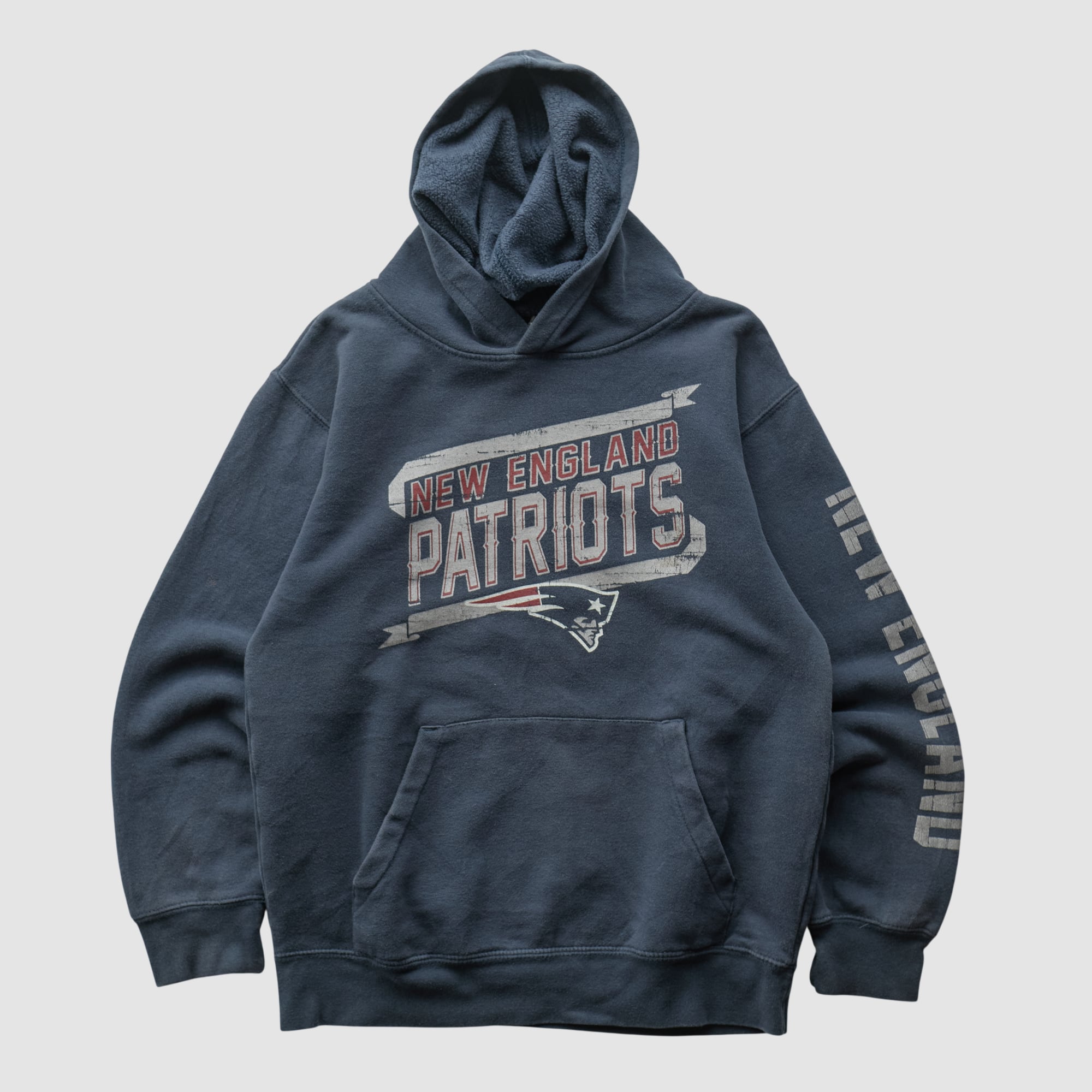 New England Patriots NFL 2000s Hooded Pullover Sweatshirt - Navy - XXS