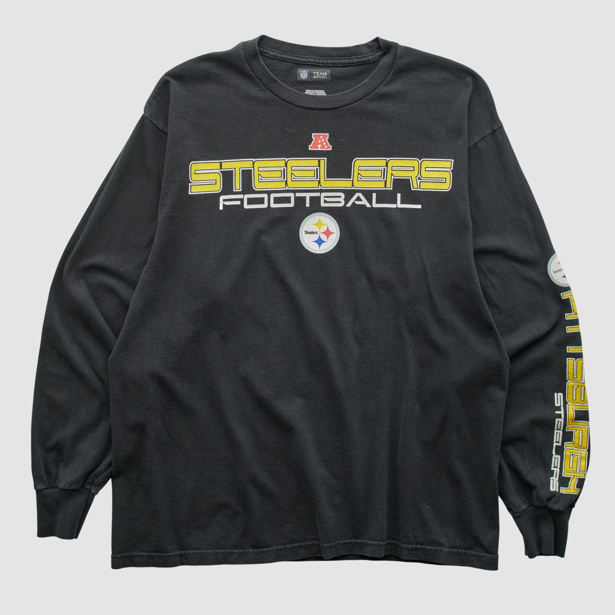 Pittsburgh Steelers NFL 2010s Long Sleeve T-shirt - Black - M