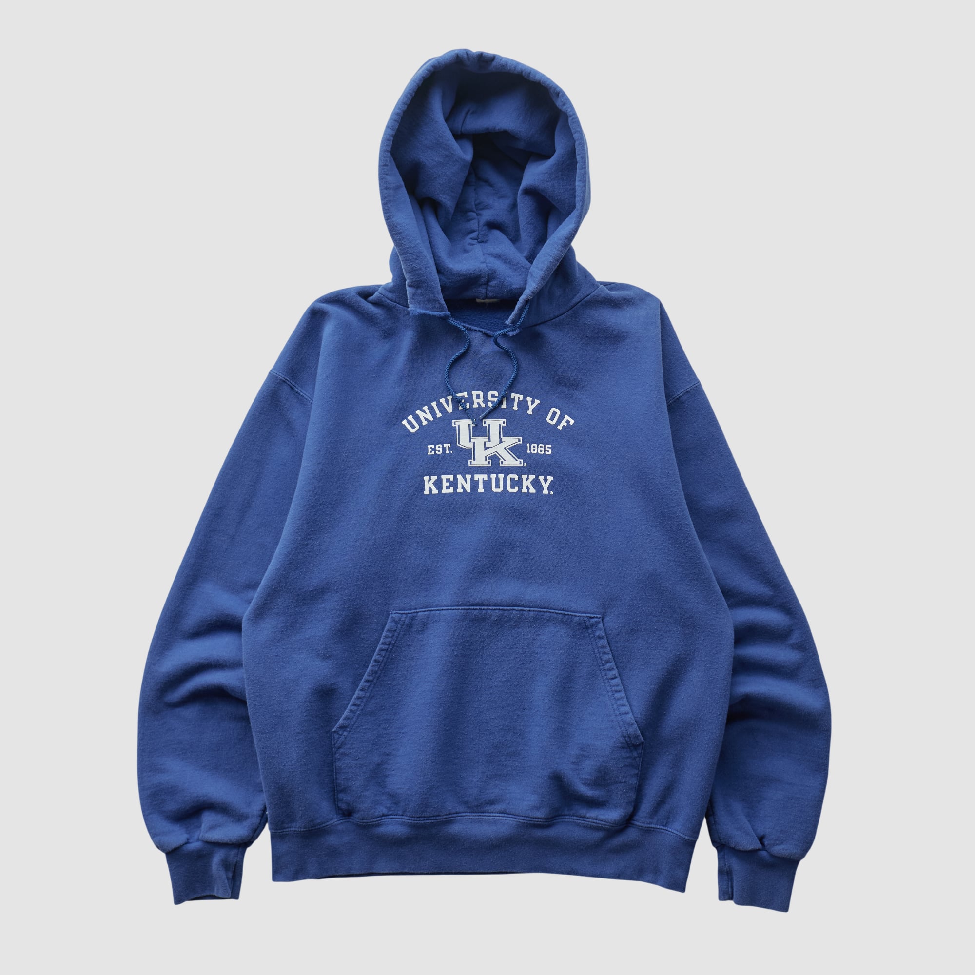Kentucky Wildcats Champion 2000s Hooded Pullover Sweatshirt - Blue - S