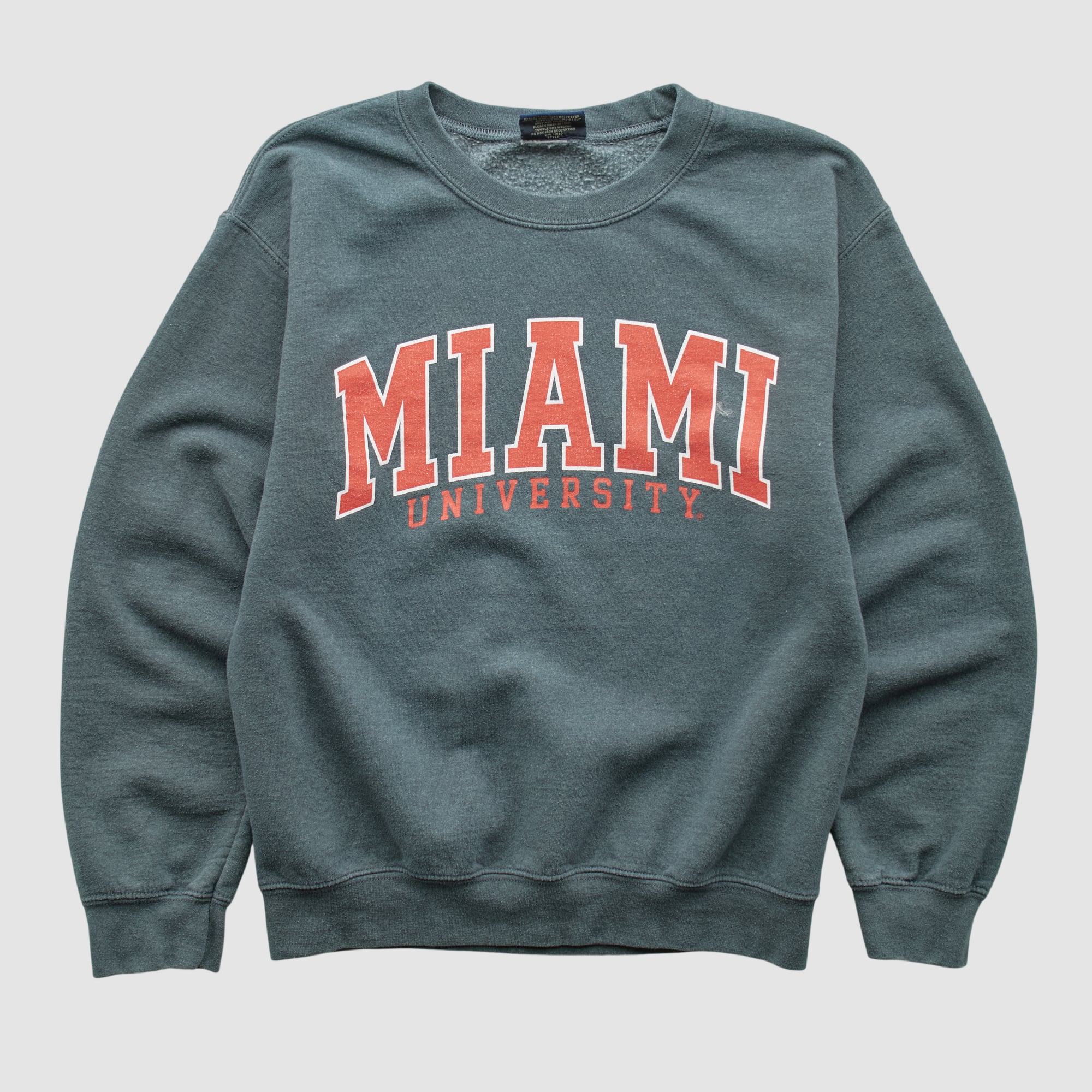 Miami University RedHawks MV Sport 2000s Pullover Sweatshirt - Gray - XXS