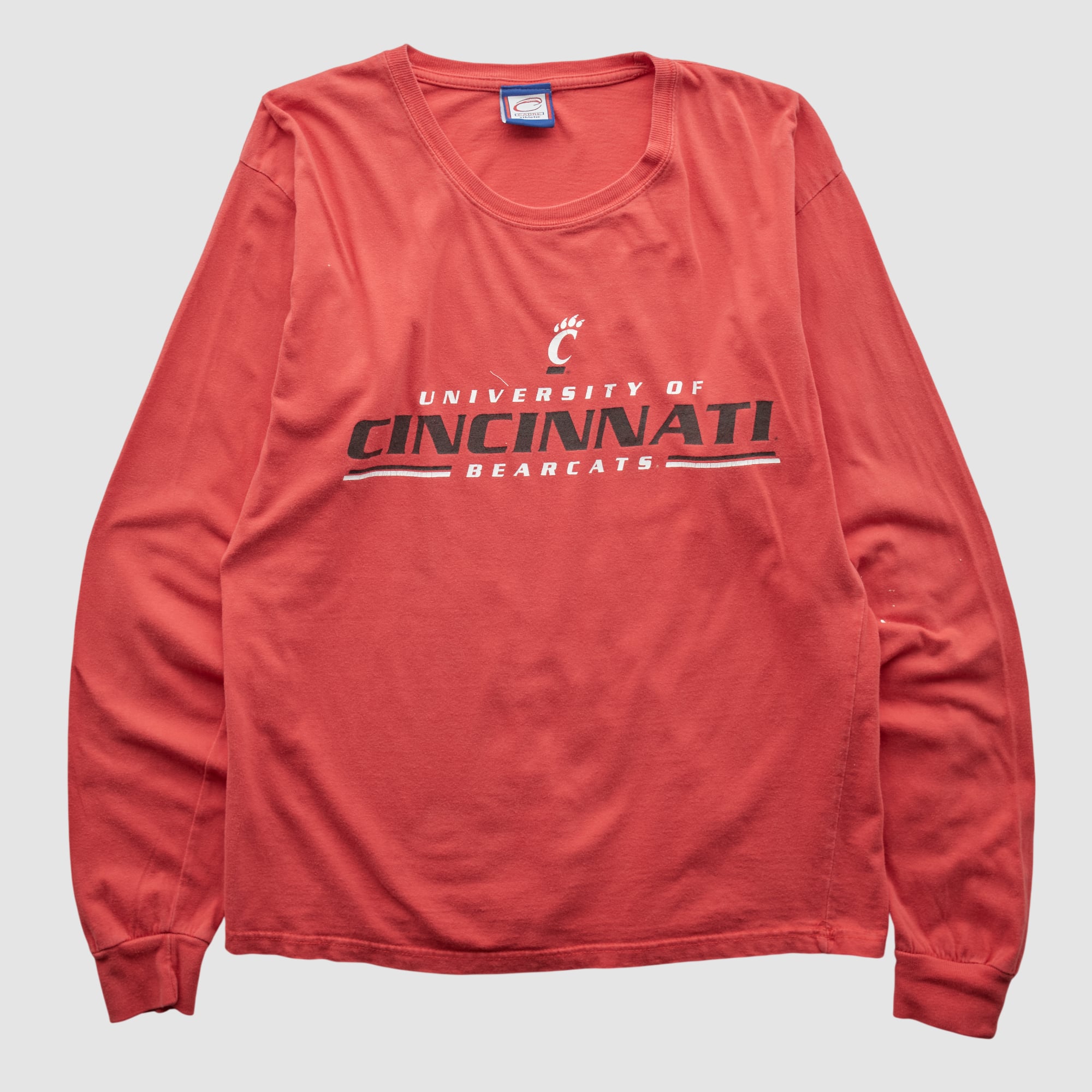 Cincinnati Bearcats CADRE 2000s Long Sleeve T-shirt - Red - S
