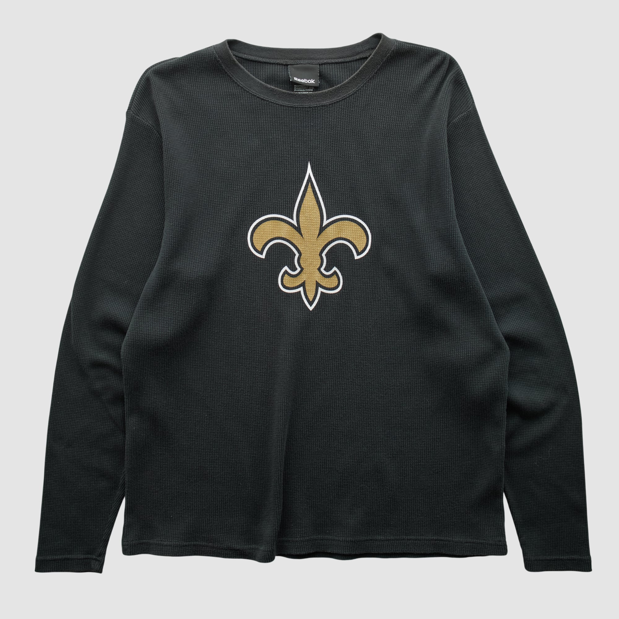 New Orleans Saints Reebok 2010s Long Sleeve Top - Black - XL