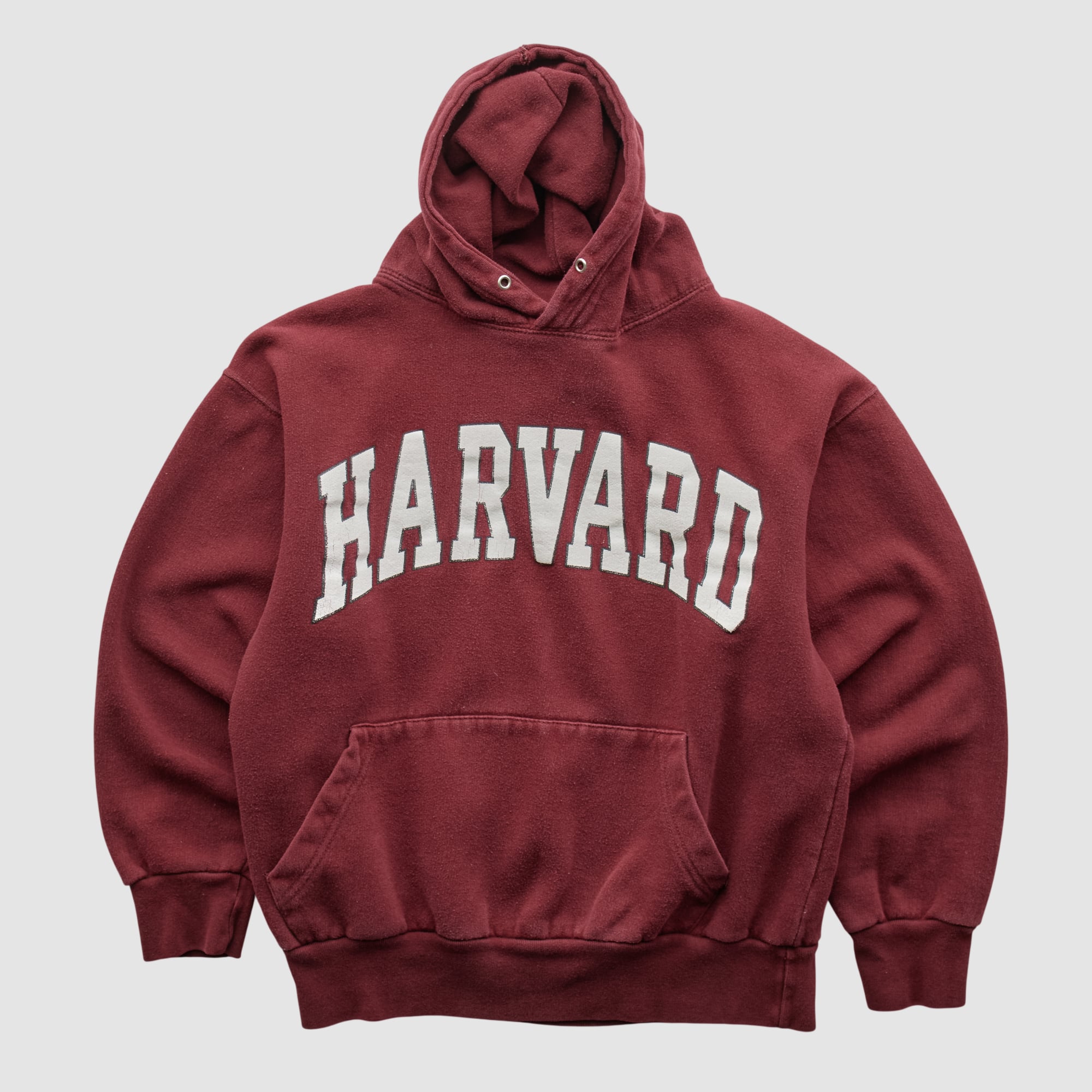 Harvard Crimson Authentic Life Apparel 2010s Hooded Pullover Sweatshirt - Maroon - XXS