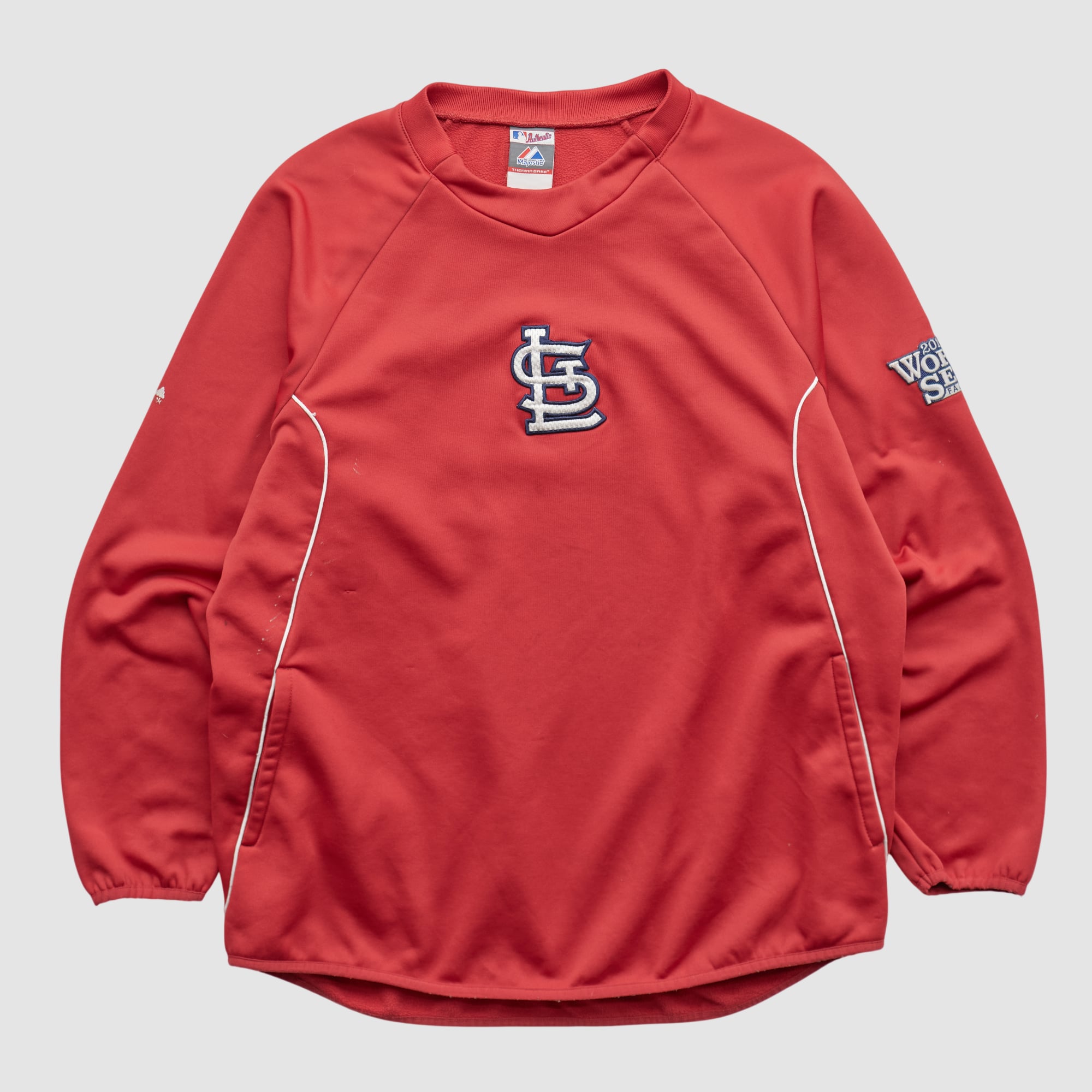 St. Louis Cardinals Majestic 2010s Pullover Sweatshirt - Red - M