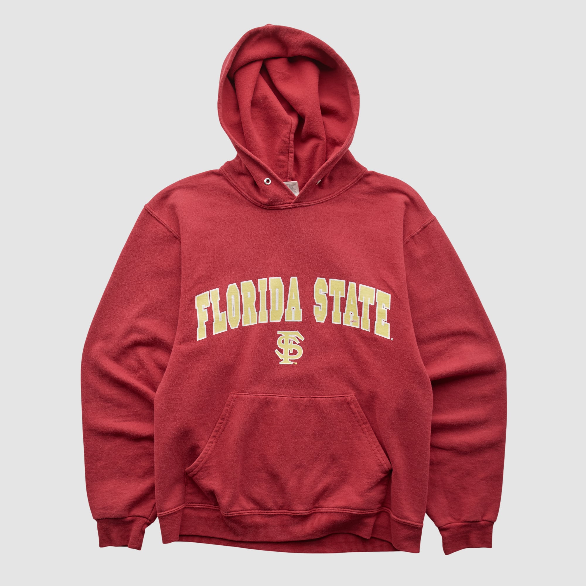 Florida State Seminoles Jerzees 2000s Hooded Pullover Sweatshirt - Red - XXS