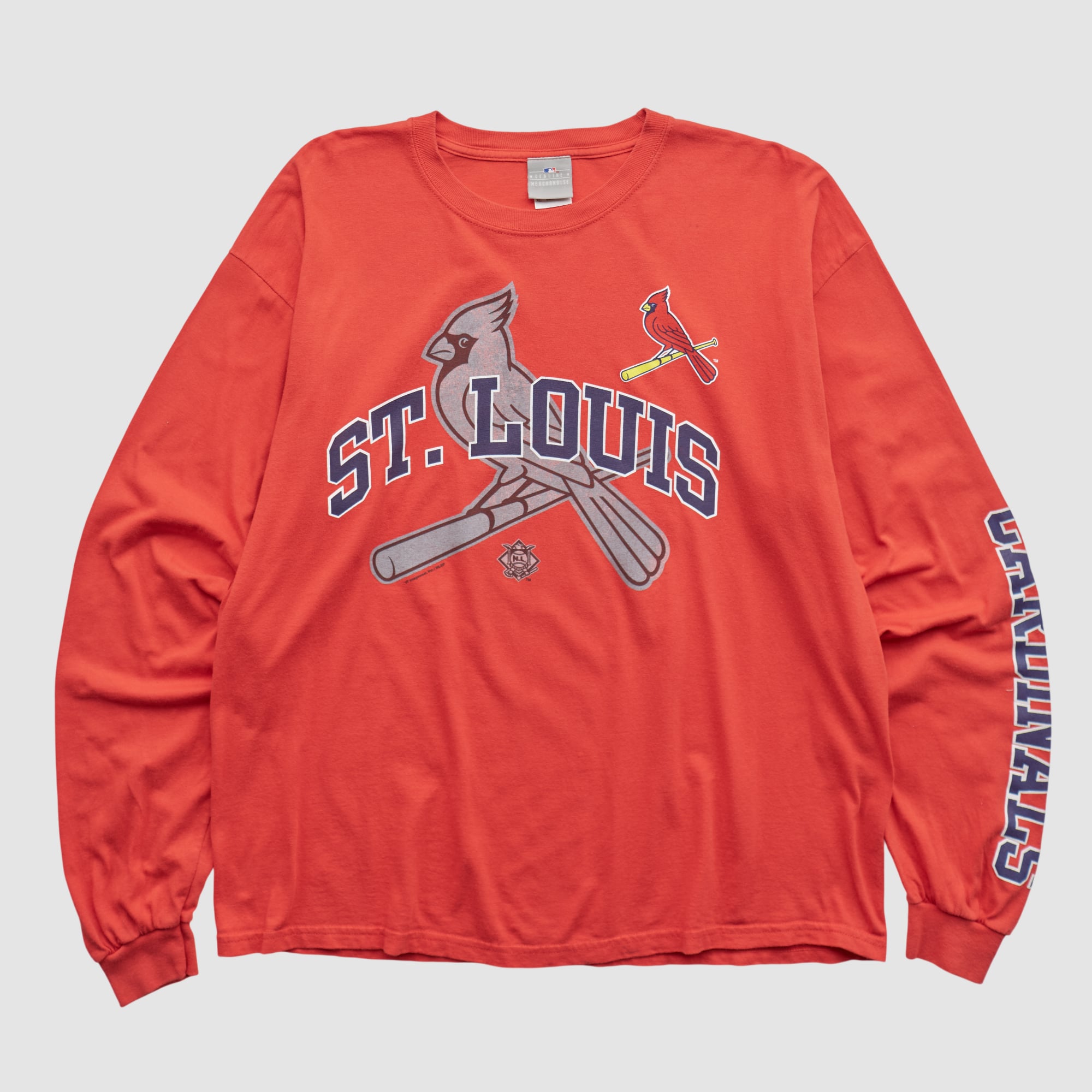 St. Louis Cardinals Genuine Merchandise 2000s Long Sleeve T-shirt - Red - L