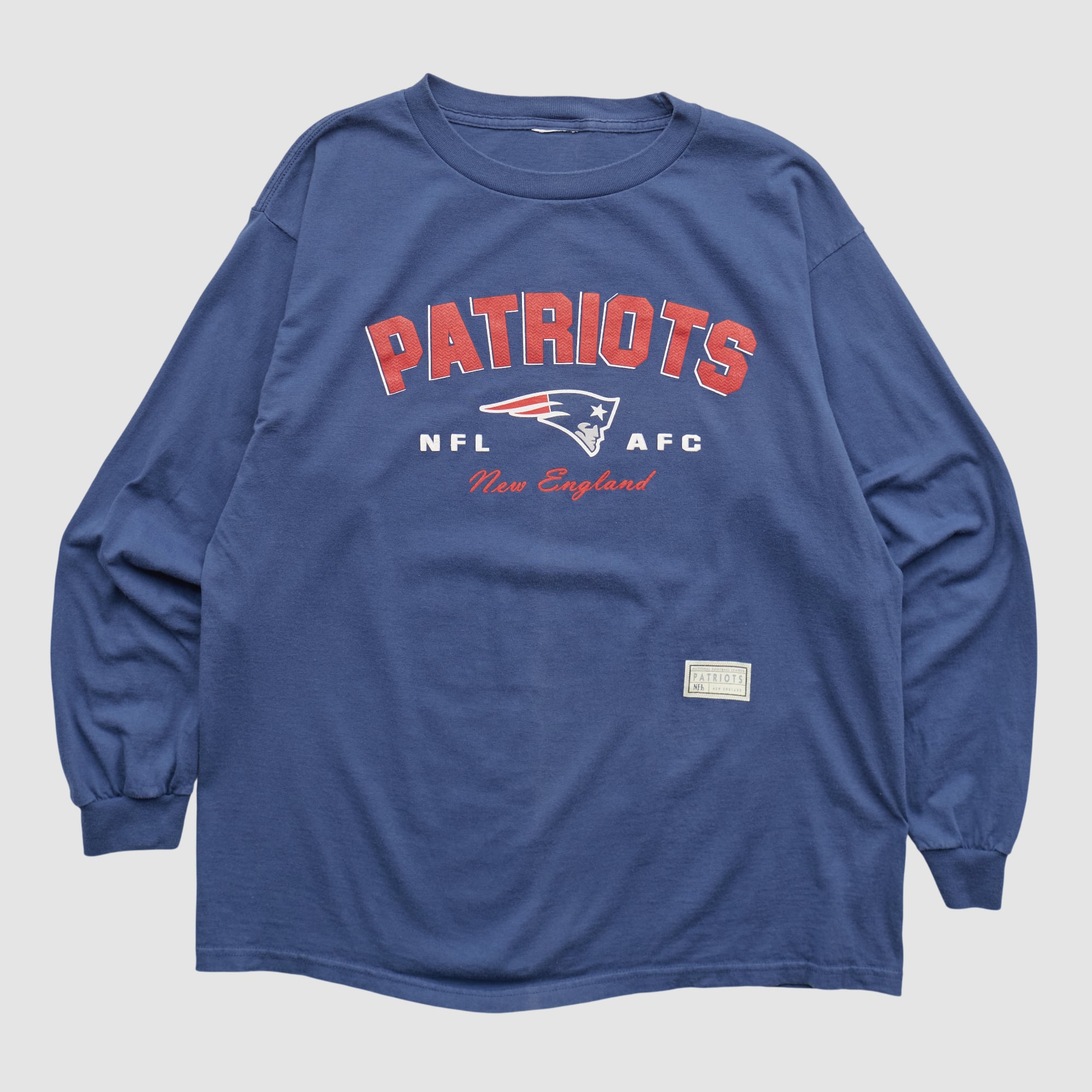 New England Patriots 2000s Long Sleeve T-shirt - Navy - M