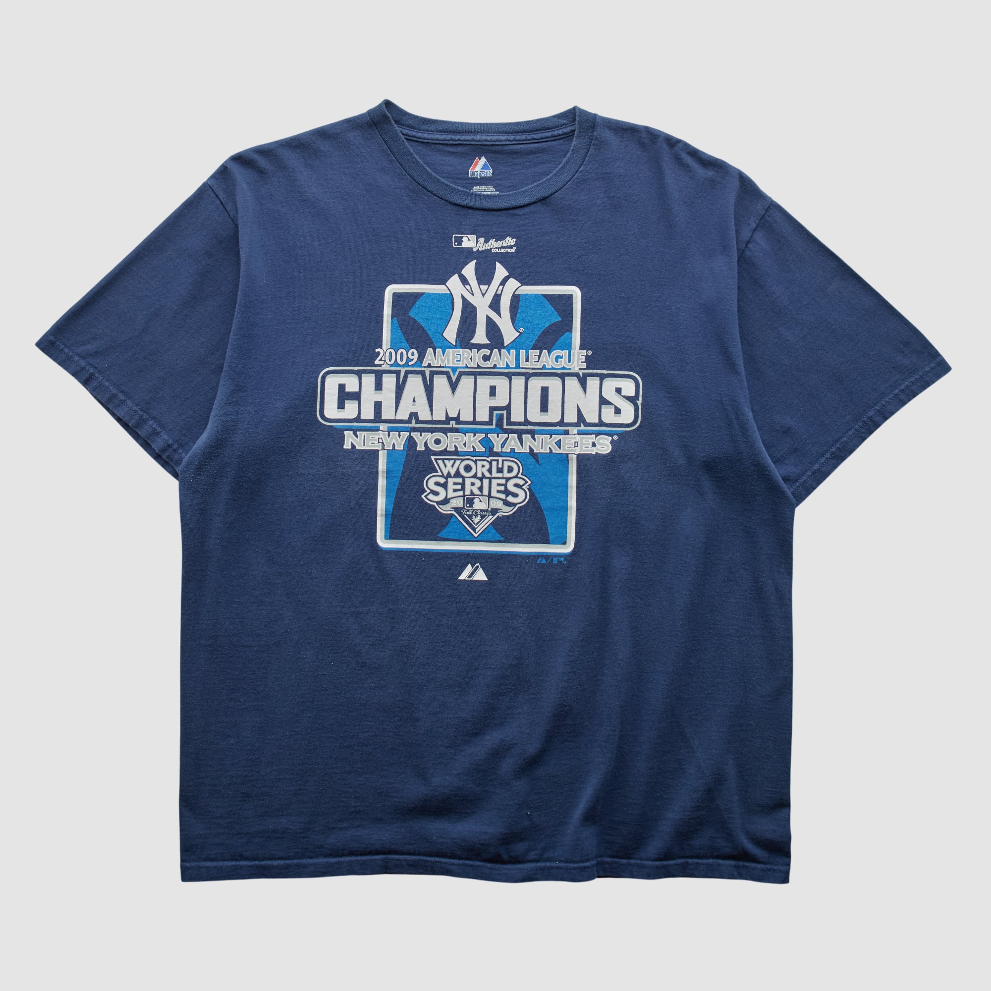 New York Yankees Majestic 2009 T-shirt - Navy - L