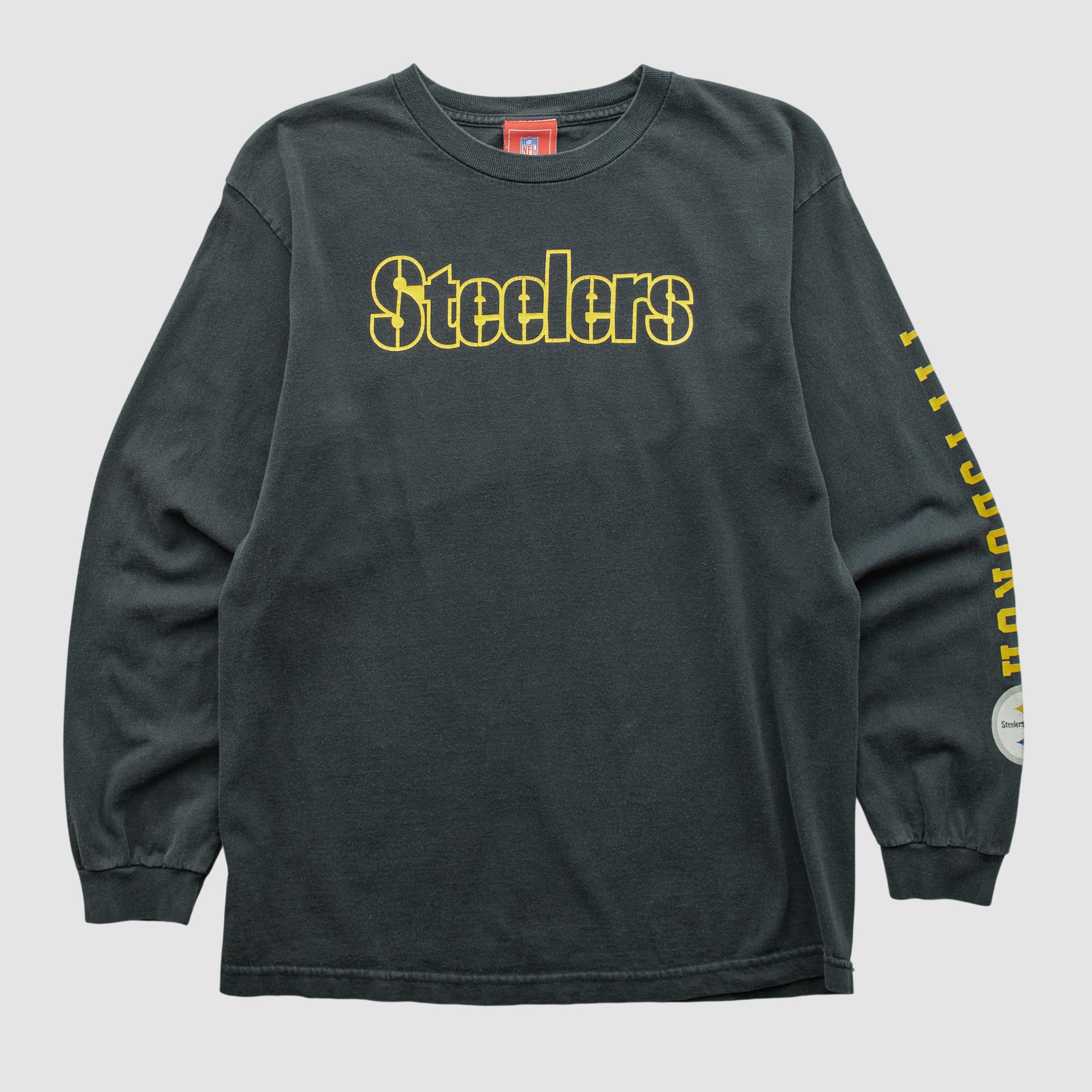 Pittsburgh Steelers NFL 2000s Long Sleeve T-shirt - Black - S