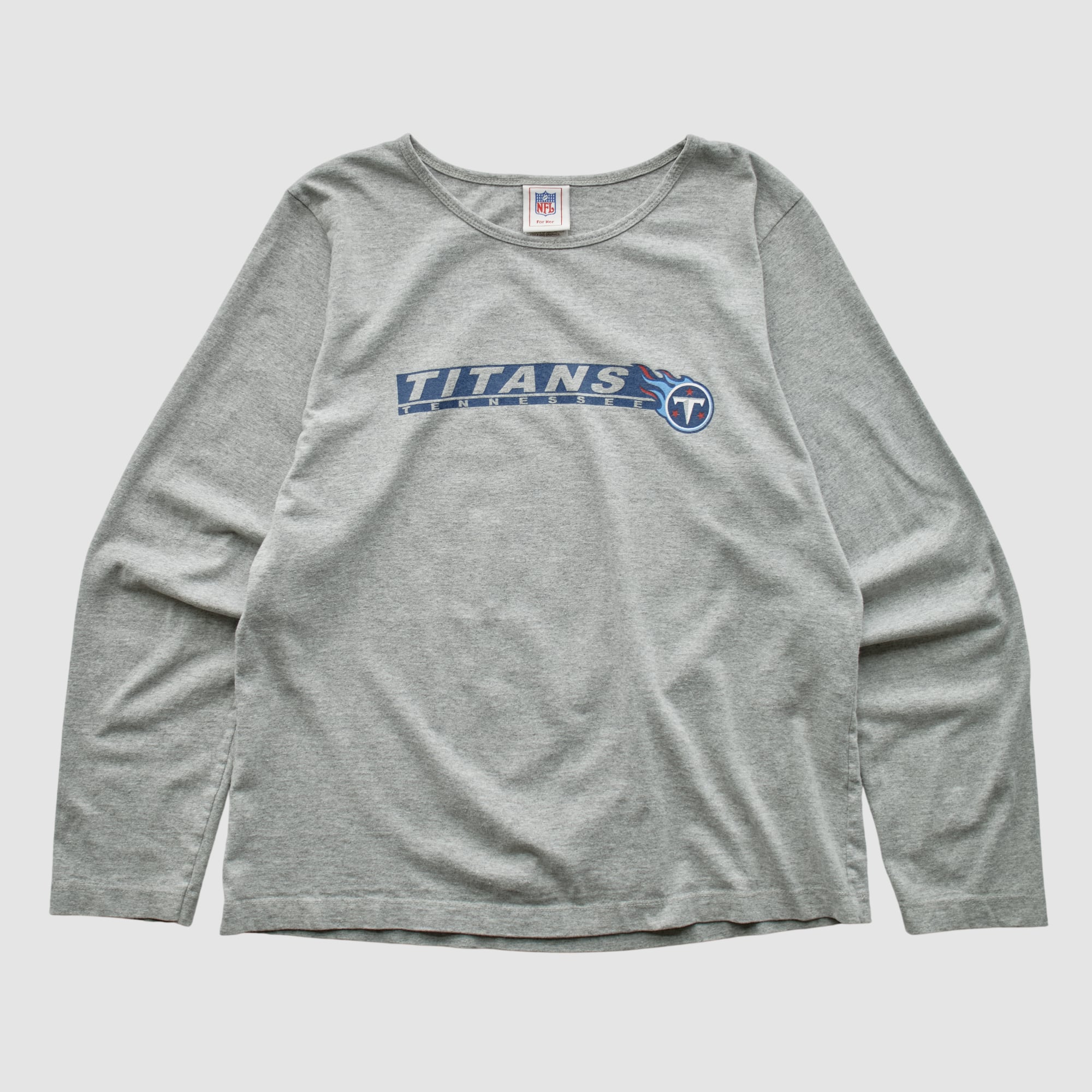 Tennessee Titans NFL 2000s Long Sleeve T-shirt - Heather Gray - S