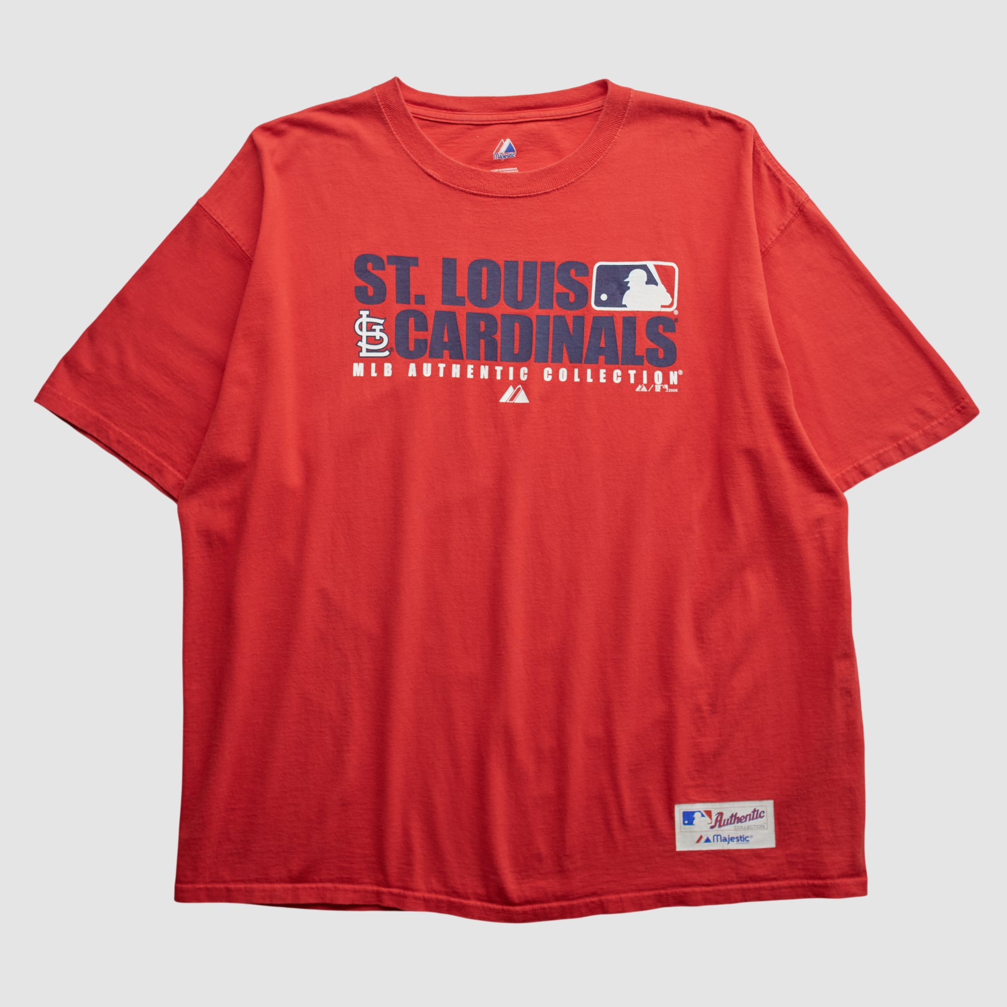 St. Louis Cardinals Majestic 2000s T-shirt - Red - 2XL