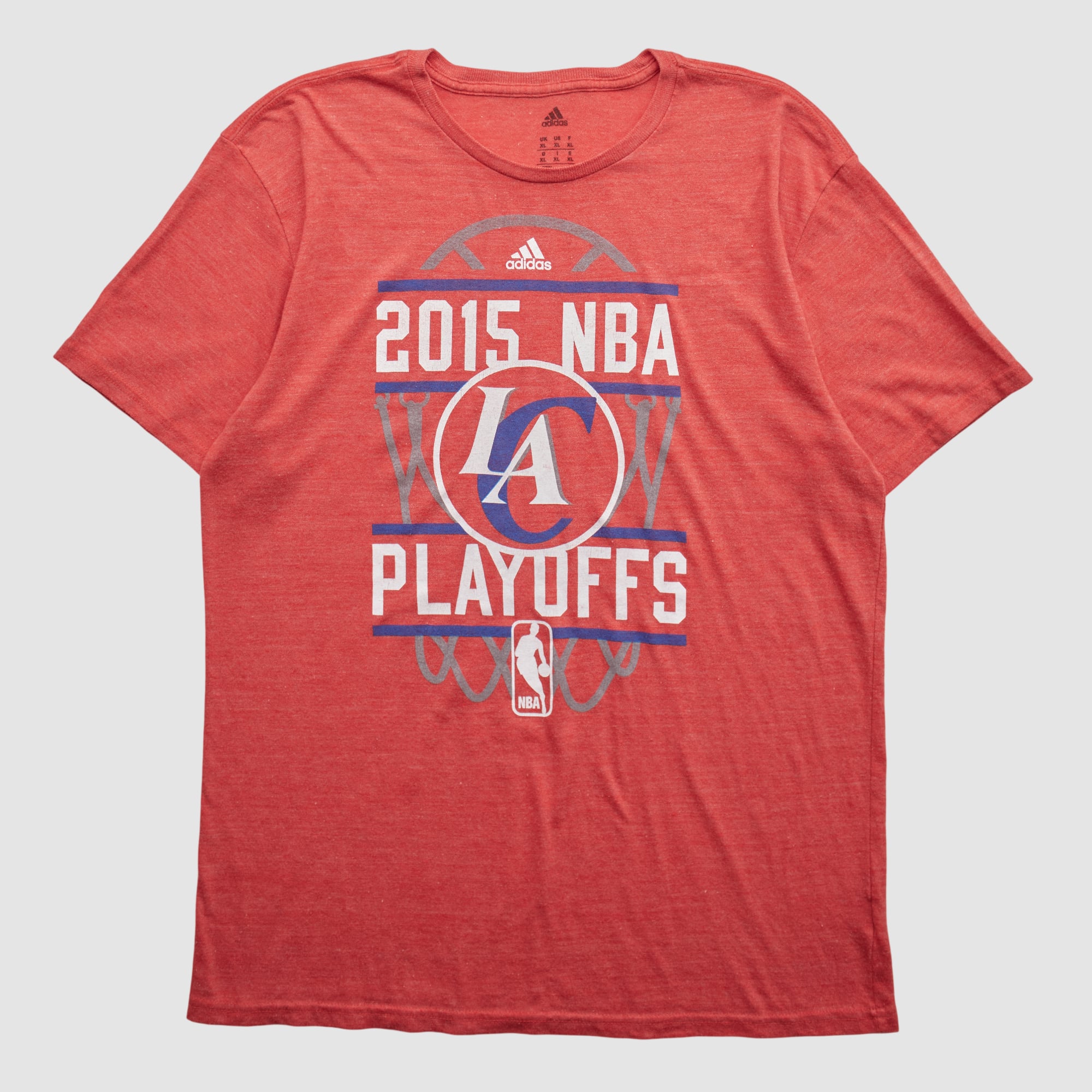 LA Clippers Adidas 2015 T-shirt - Red - L