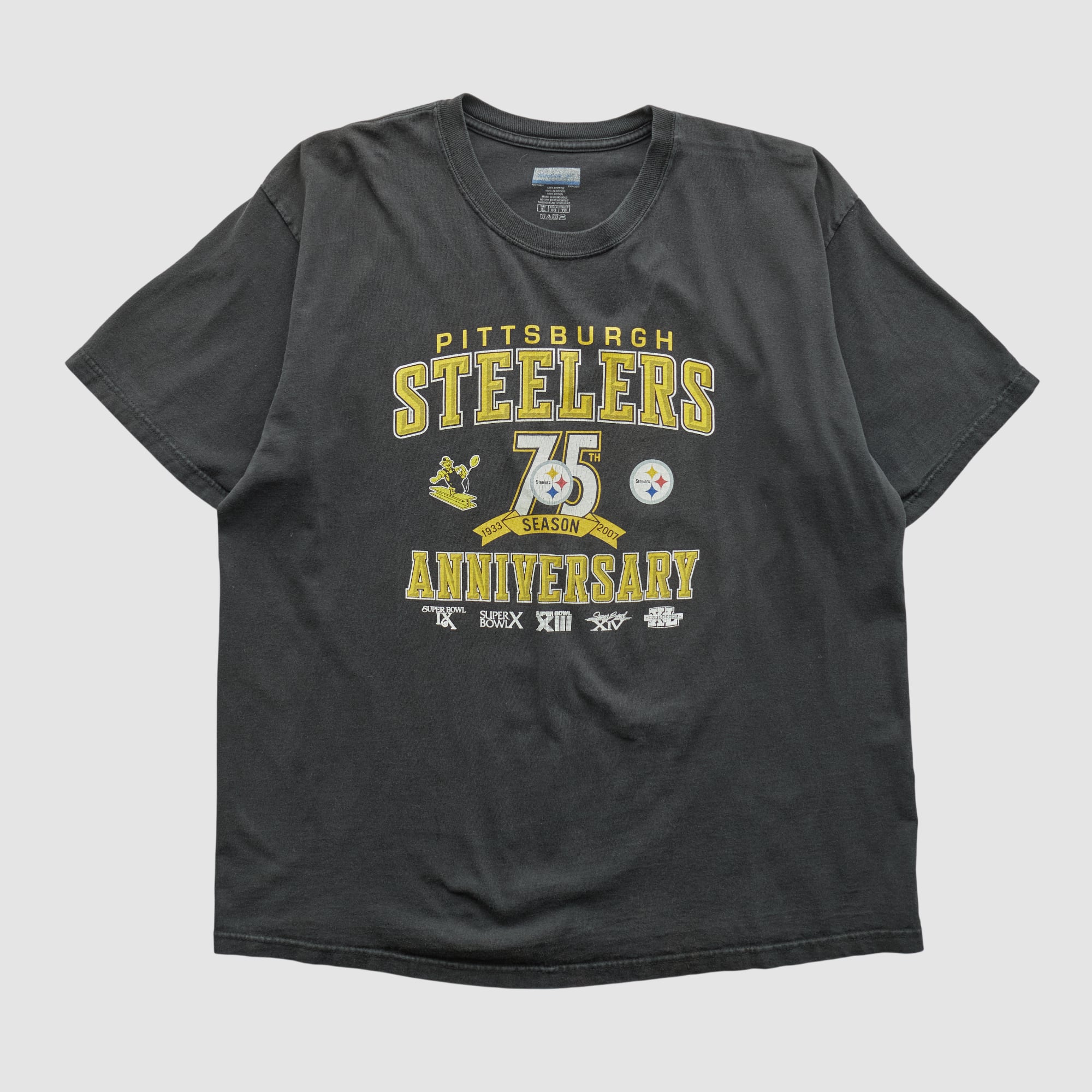 Pittsburgh Steelers Reebok 2007 T-shirt - Black - L