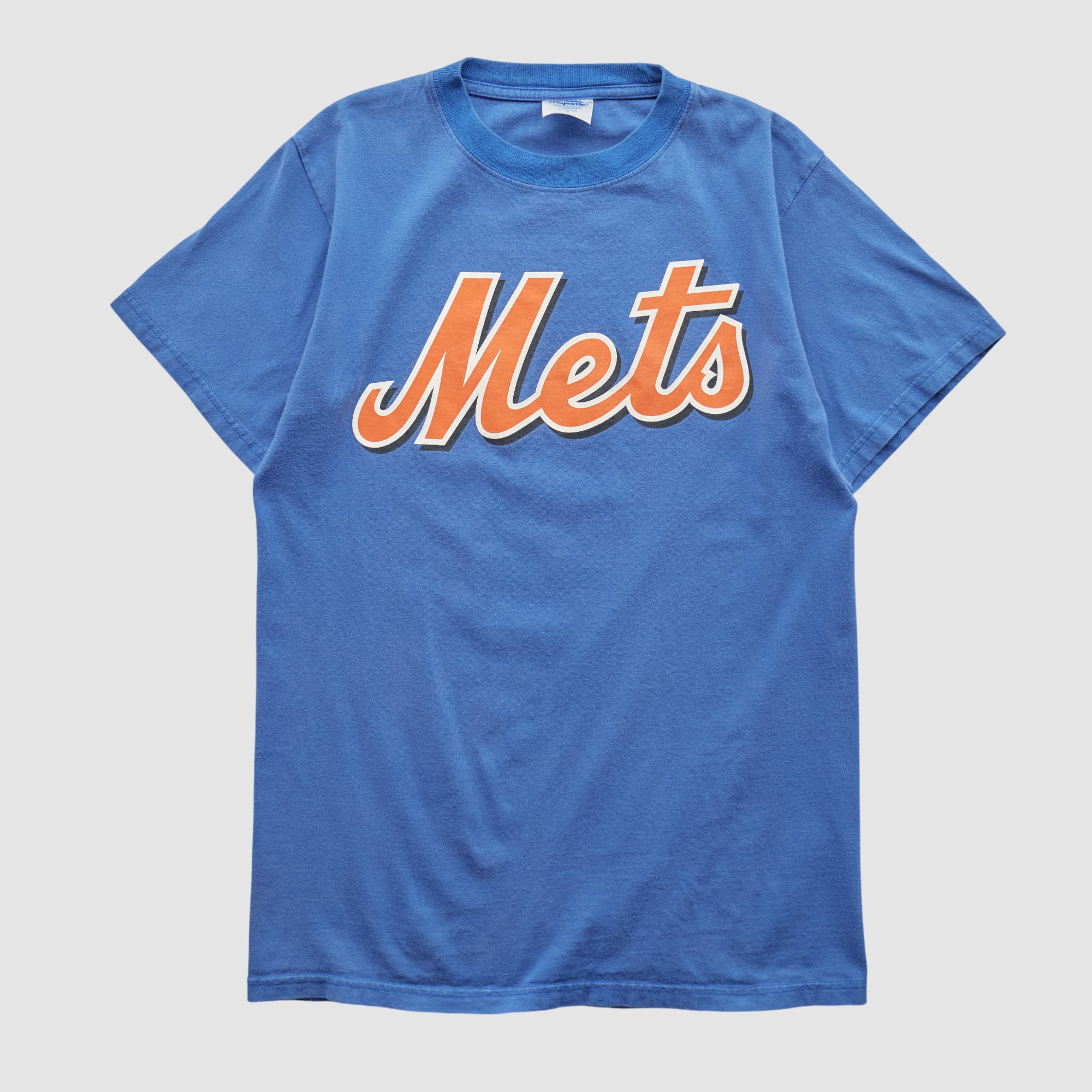 New York Mets Majestic 2000s T-shirt - Blue - XS
