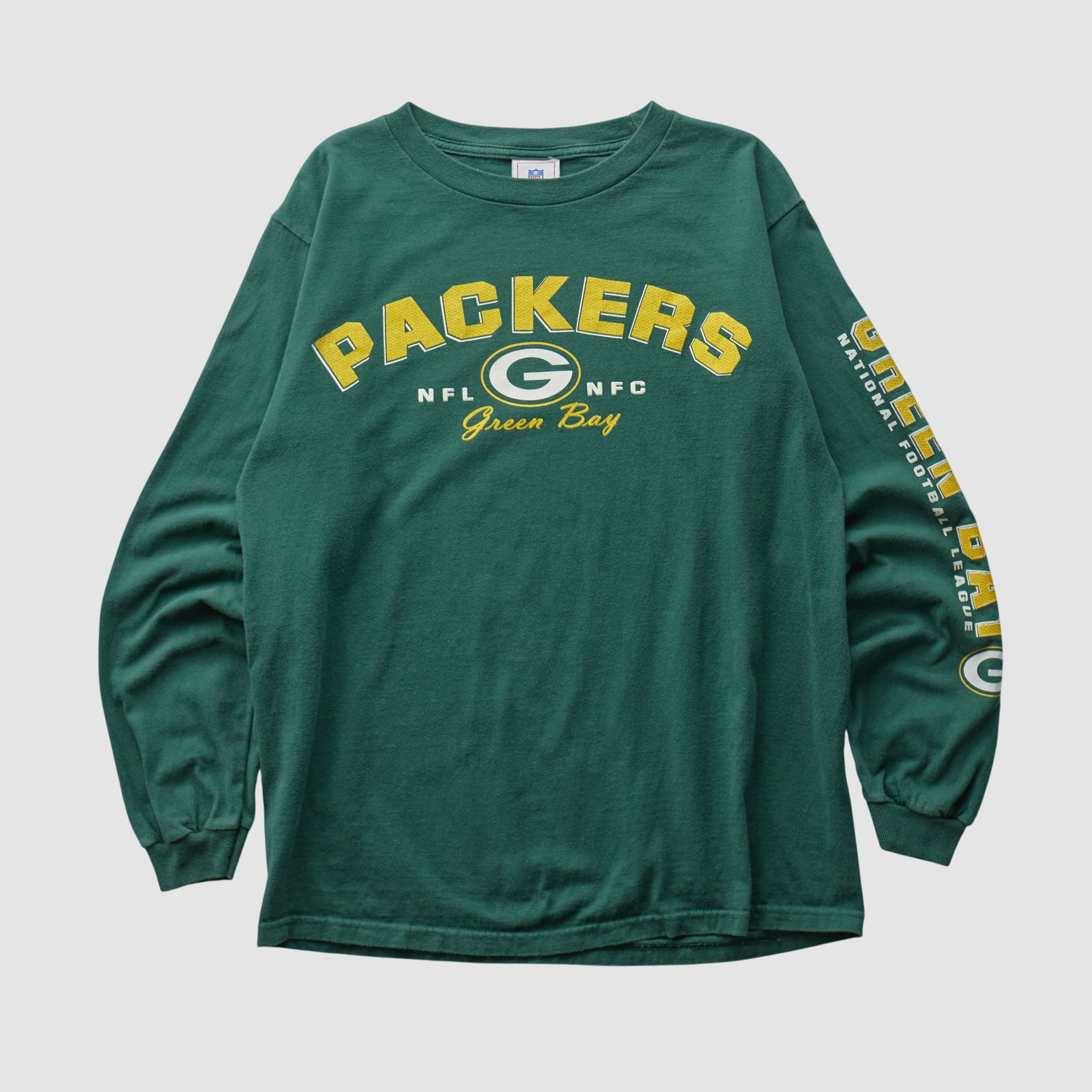 Green Bay Packers NFL 2000s Long Sleeve T-shirt - Green - S