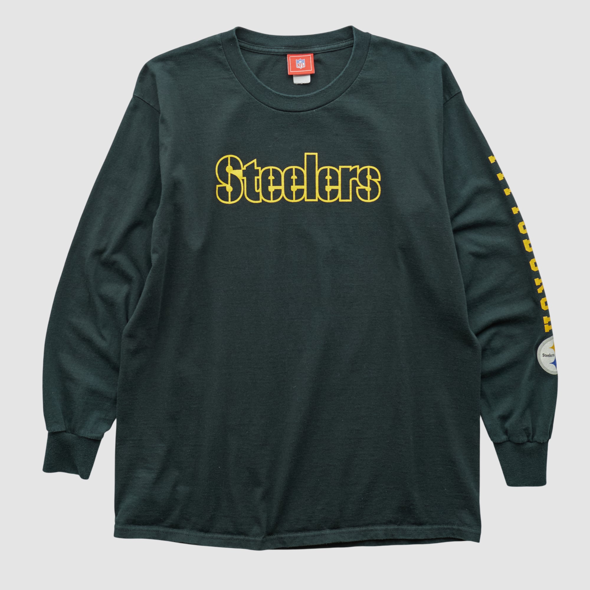 Pittsburgh Steelers NFL 2000s Long Sleeve T-shirt - Black - L