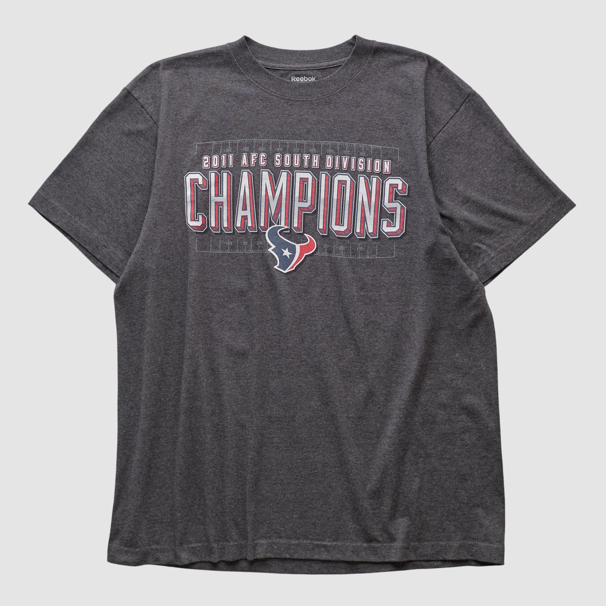 Houston Texans Reebok 2011 T-shirt - Dark Heather Gray - M