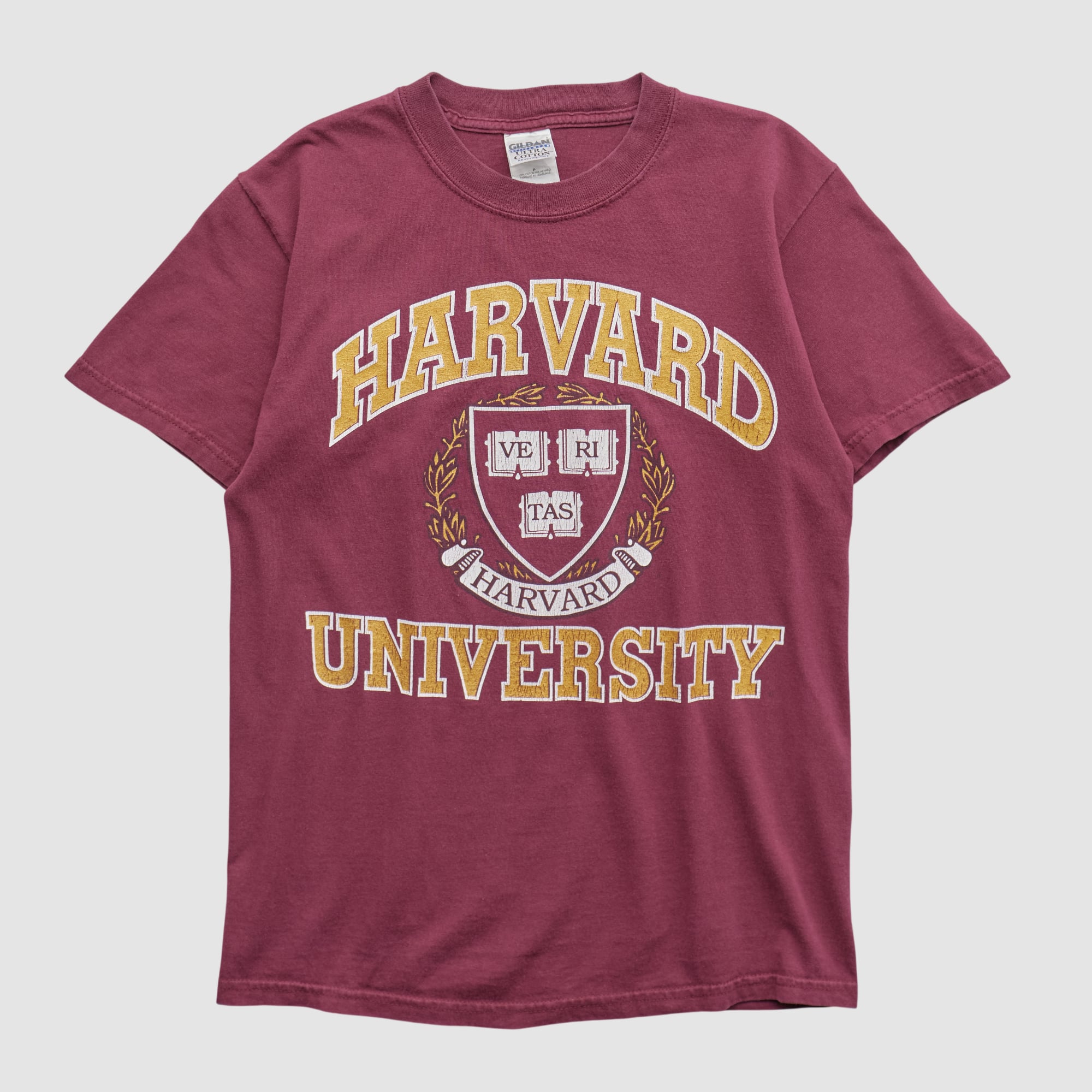 Harvard Crimson Gildan 2010s T-shirt - Maroon - S